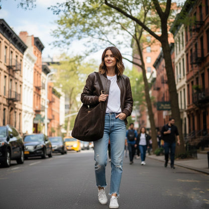 Prada Hobo Brown Scamosciato Suede