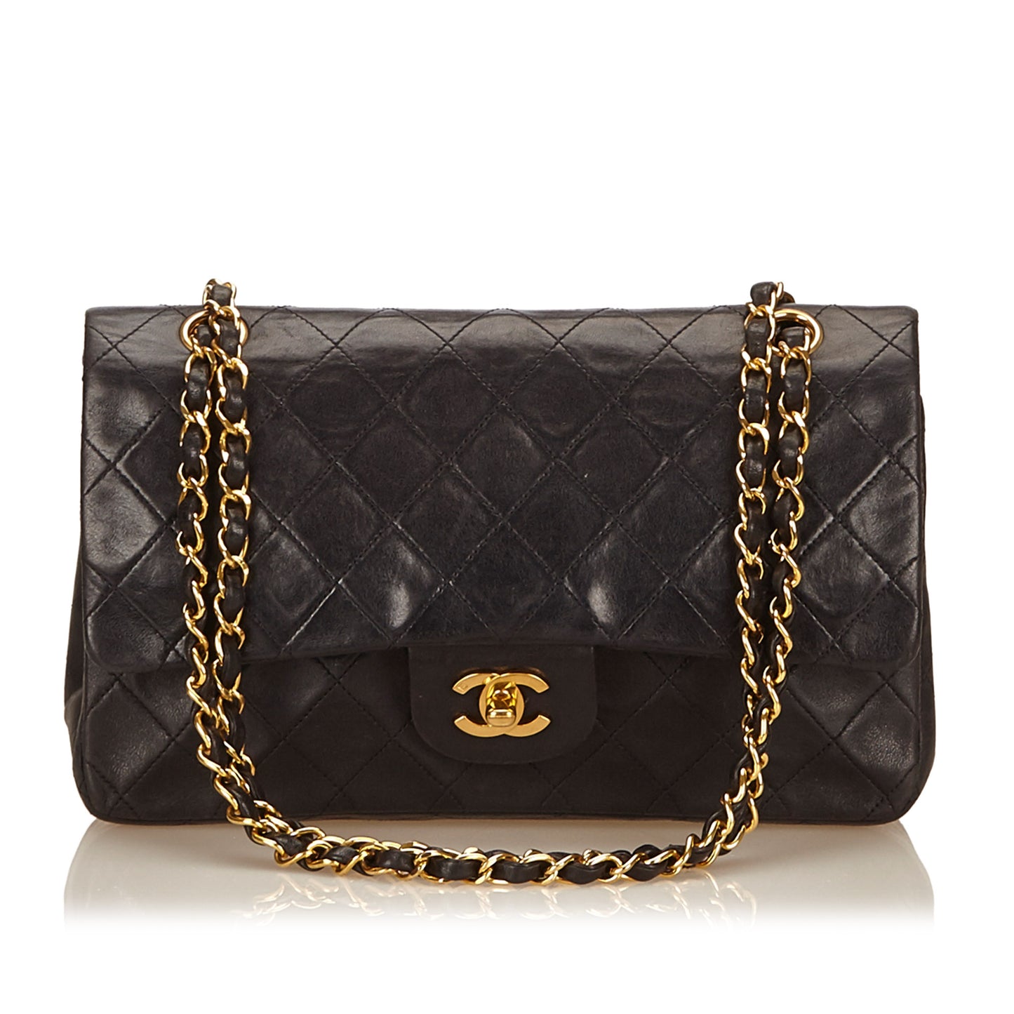 CHANEL MEDIUM DOUBLE FLAP BAG - leefluxury.com