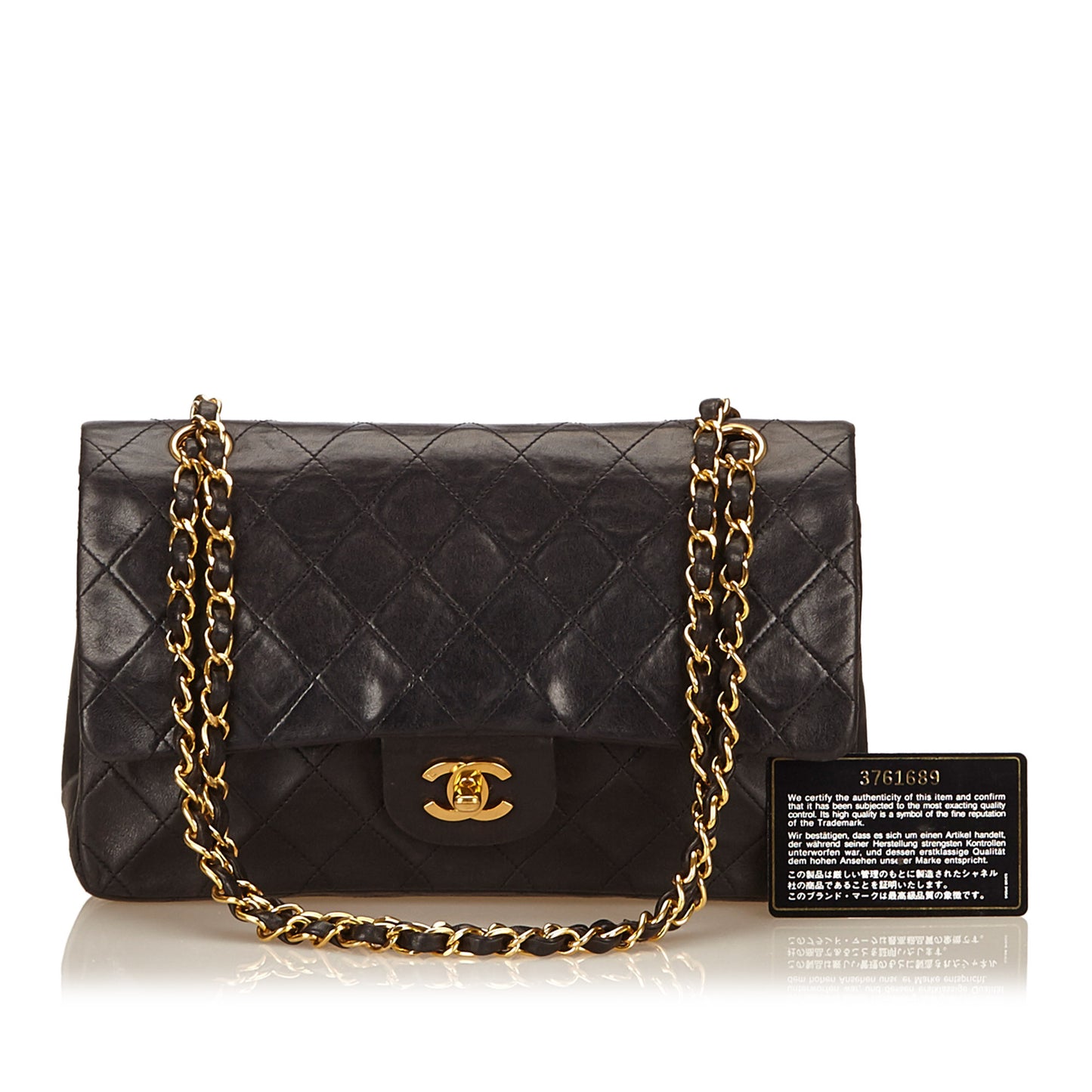 CHANEL MEDIUM DOUBLE FLAP BAG - leefluxury.com