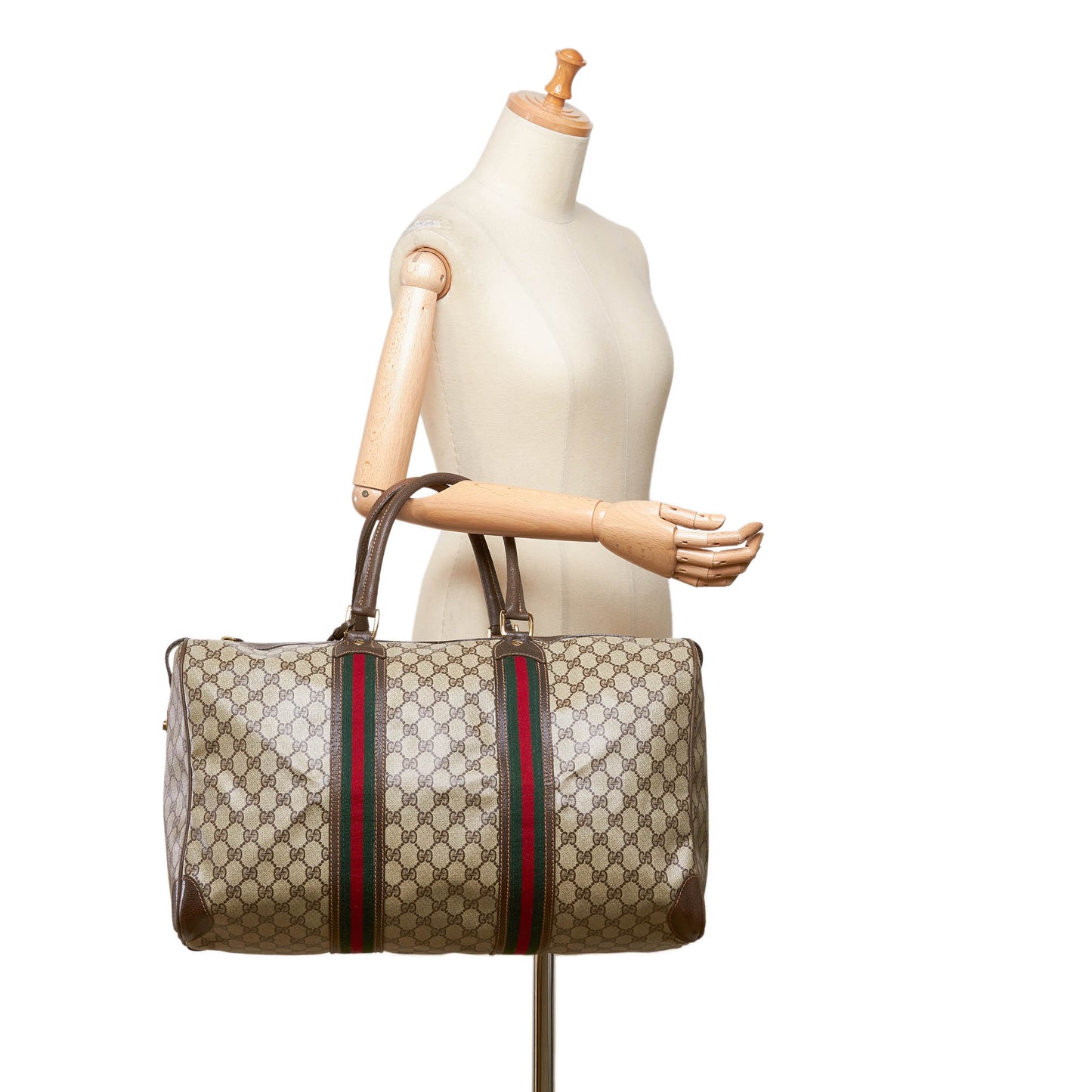 GUCCI GG WEB PLUS / SUPREME WEEKENDER CARRY ON BAG - leefluxury.com