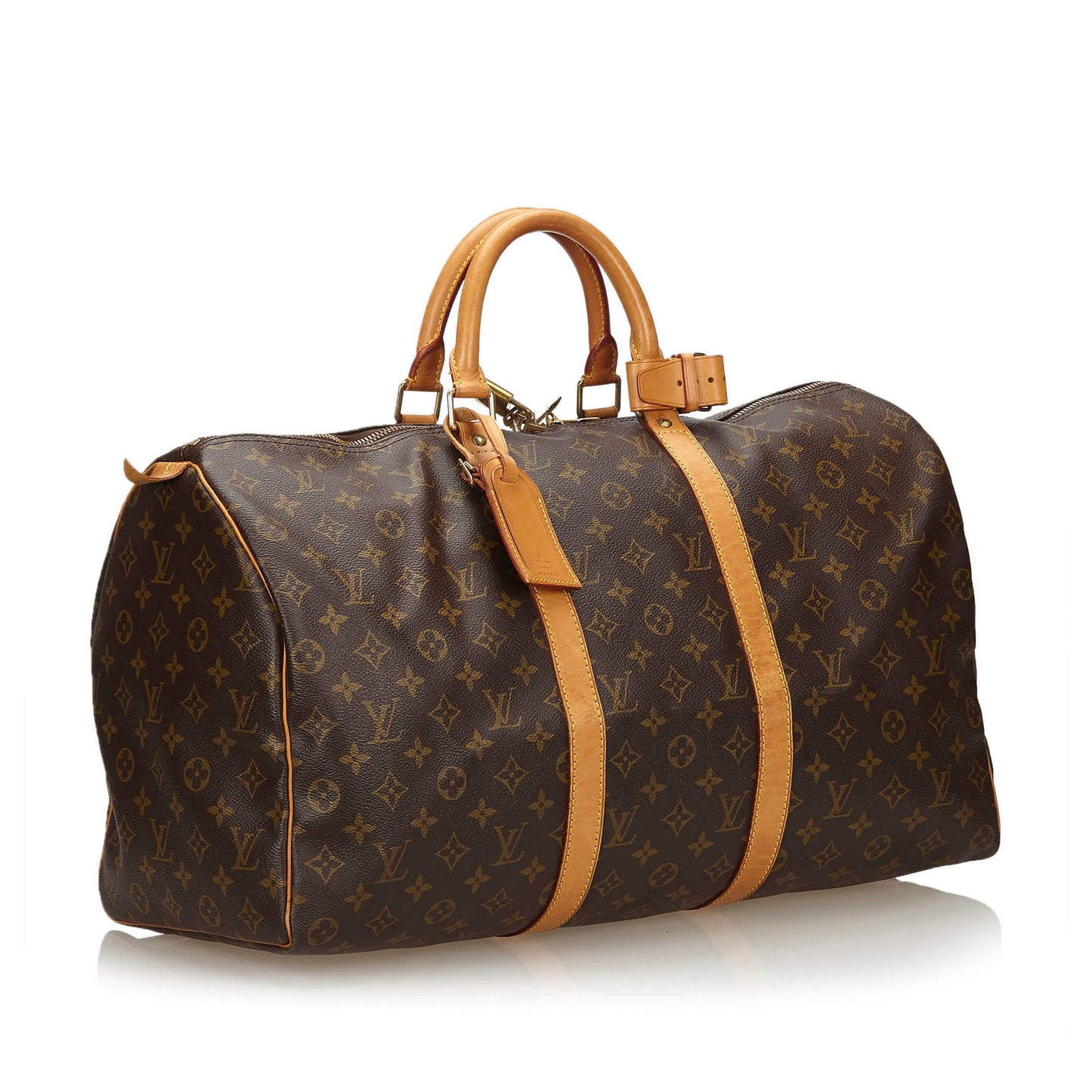 LOUIS VUITTON MONOGRAM KEEPALL BANDOULIÈRE 50 - leefluxury.com