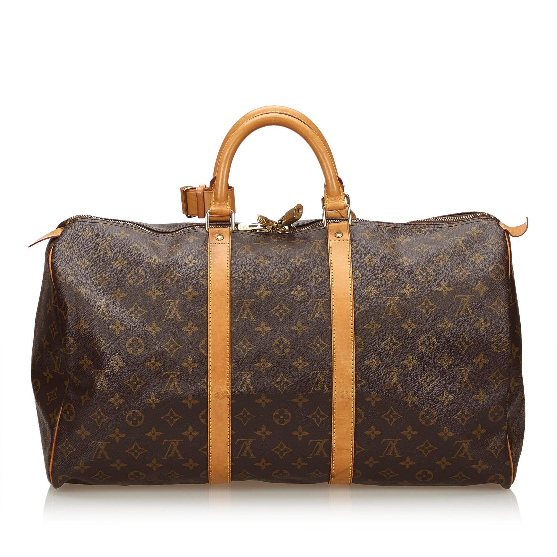 LOUIS VUITTON MONOGRAM KEEPALL BANDOULIÈRE 50 - leefluxury.com