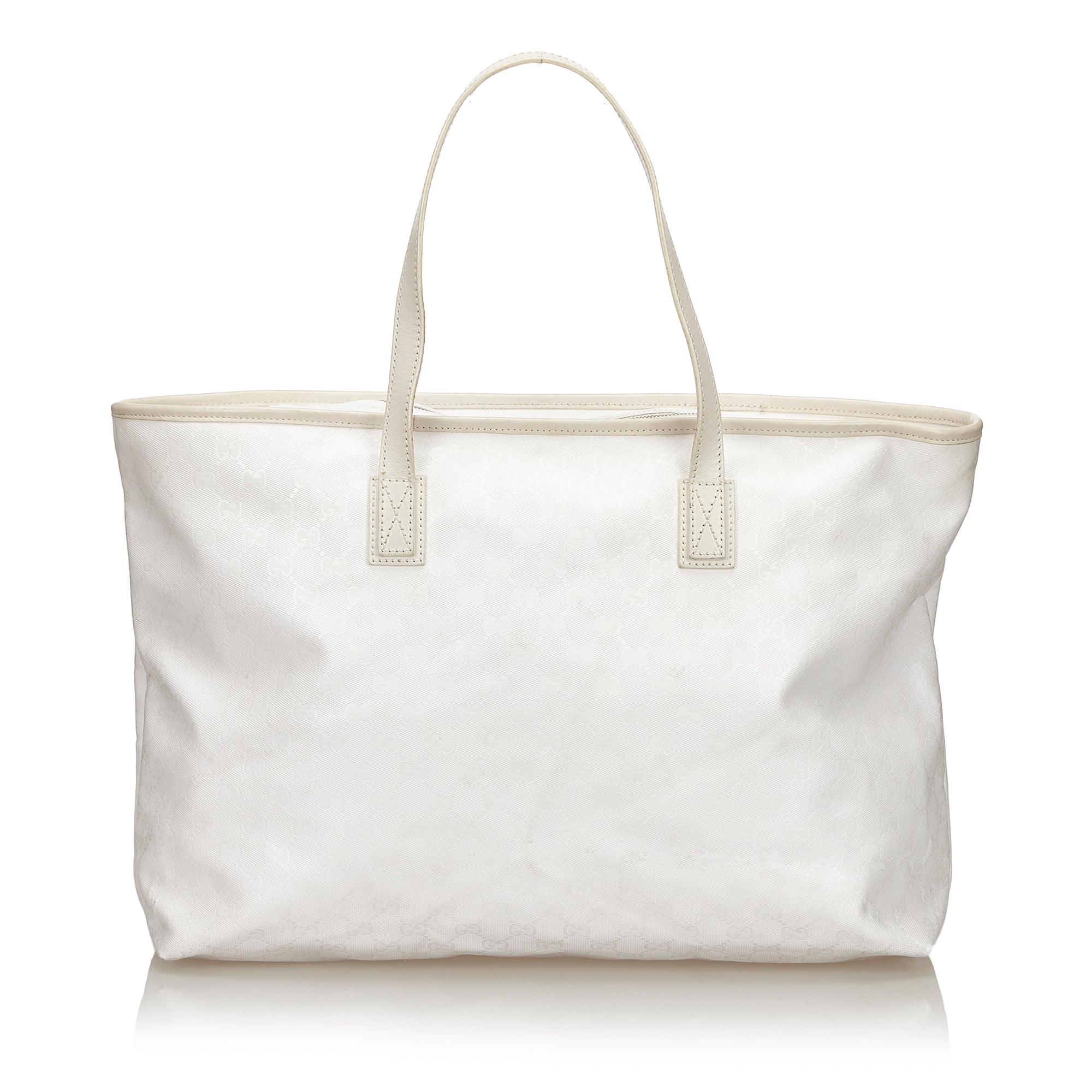 Gucci GG Imprime White Supreme Tote Bag – leefluxury.com