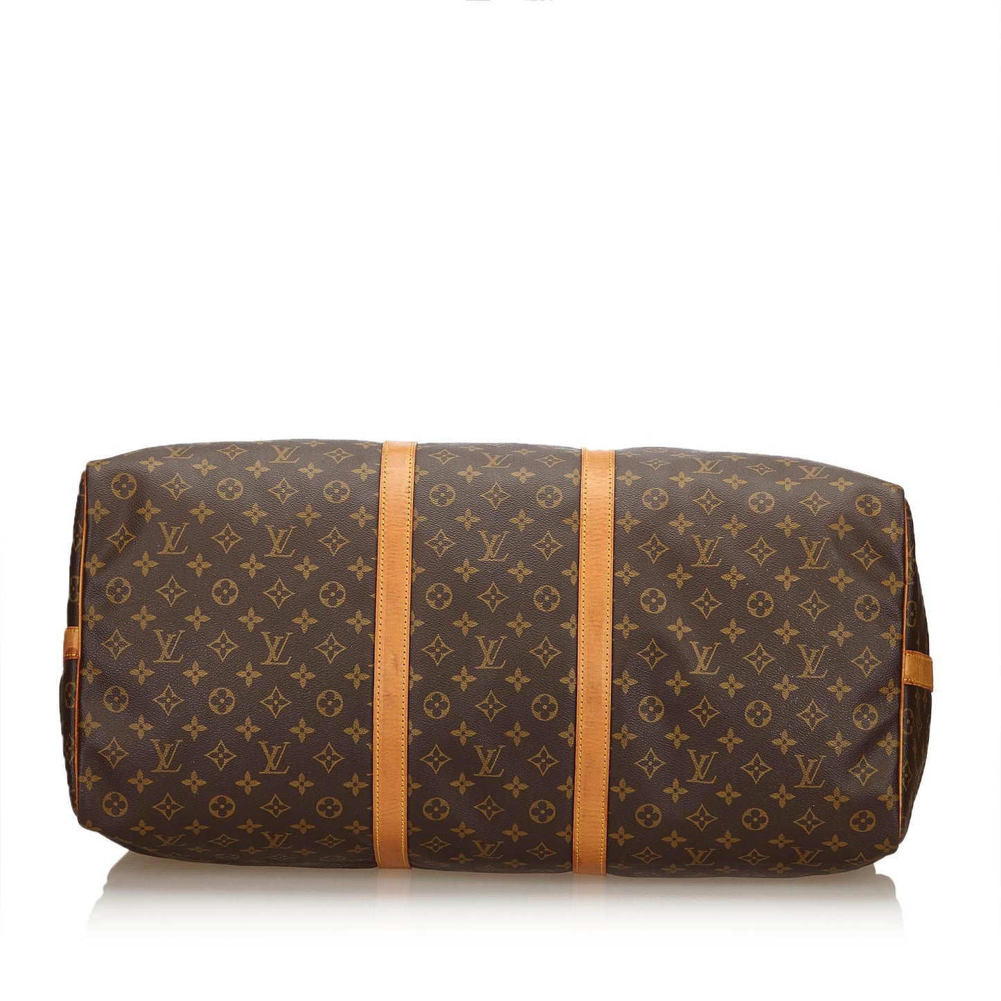 LOUIS VUITTON MONOGRAM KEEPALL BANDOULIERE 60 TRAVEL WEEKENDER  BAG - leefluxury.com