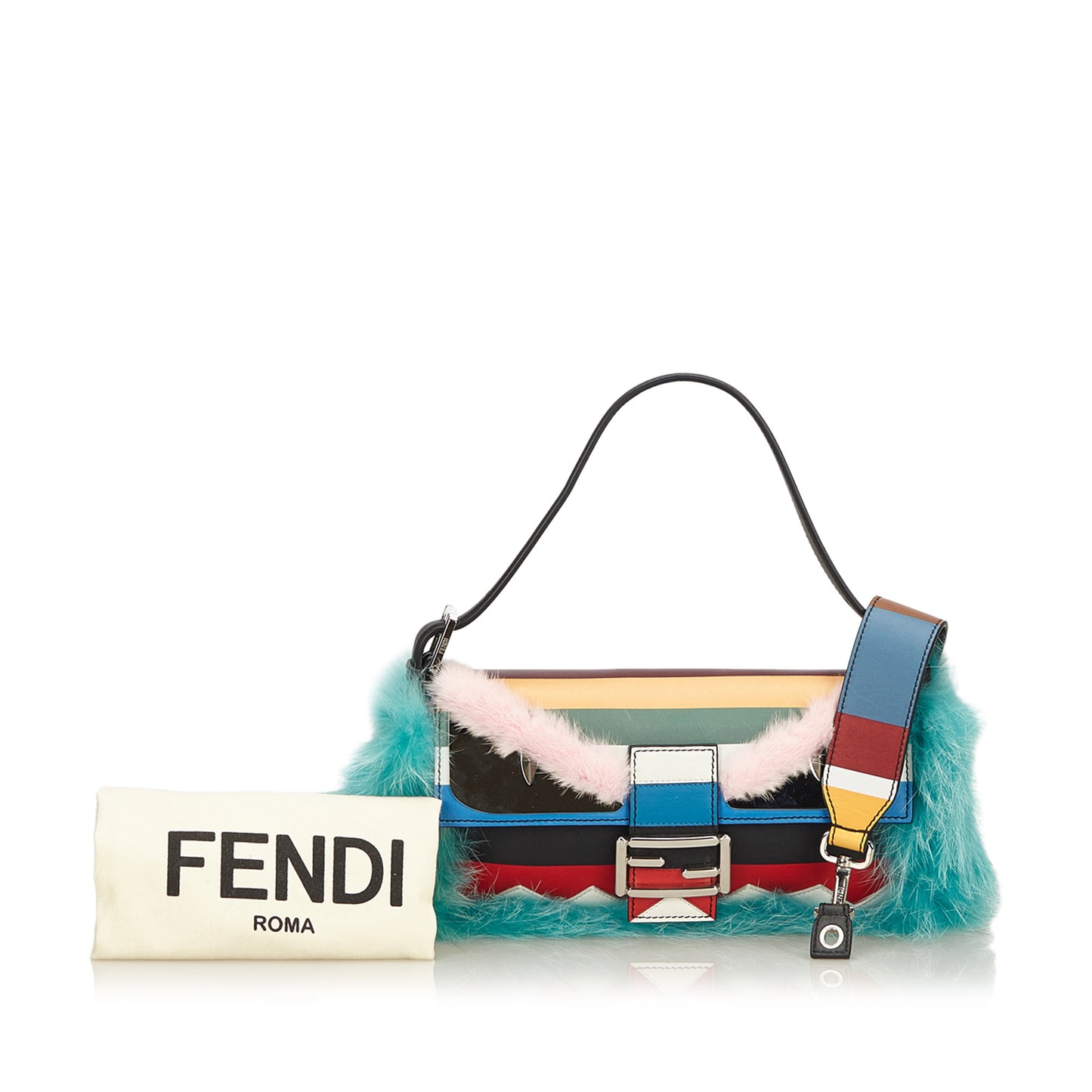 FENDI MONTSTER BAGUETTE BAG - leefluxury.com