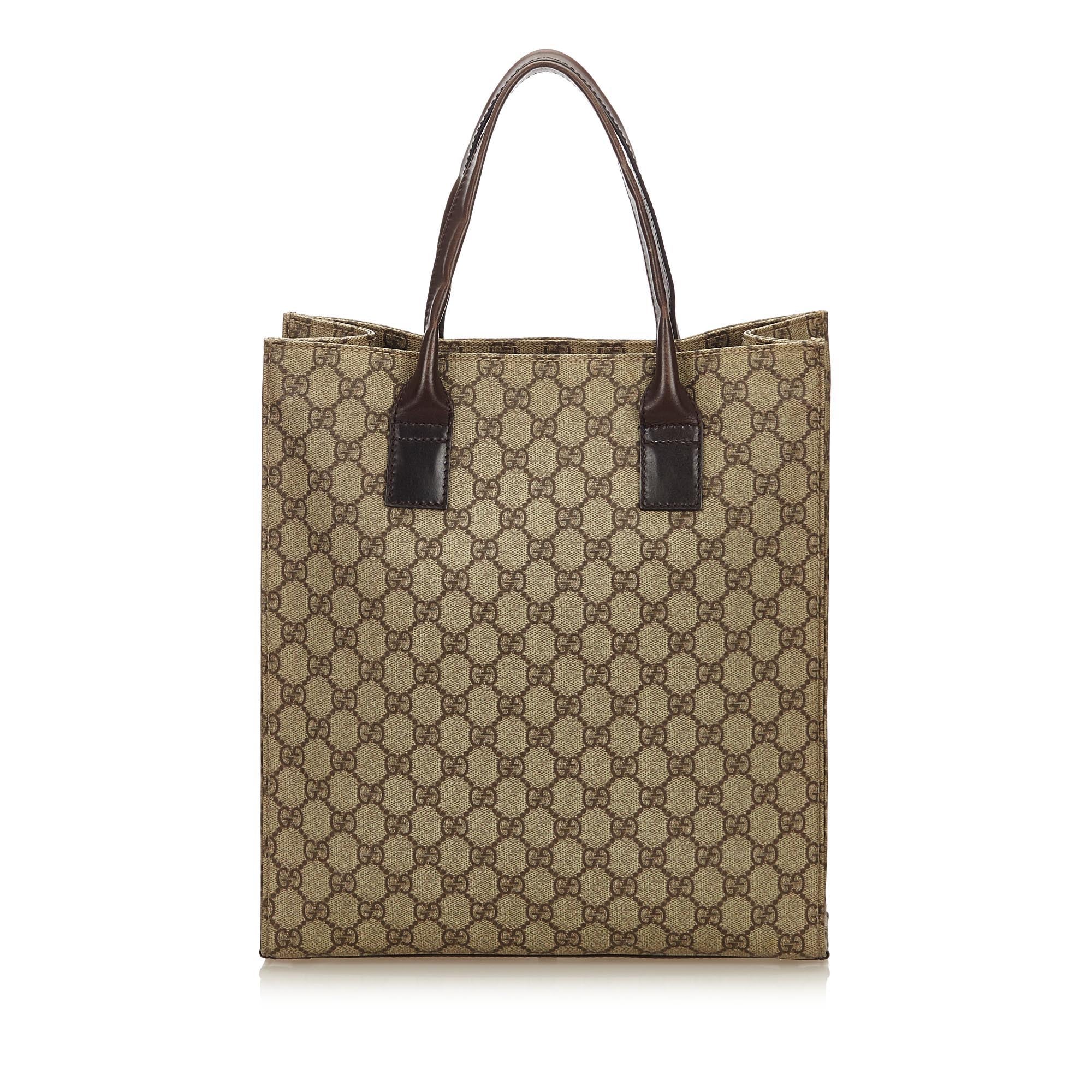 Gucci large 2024 gg supreme tote