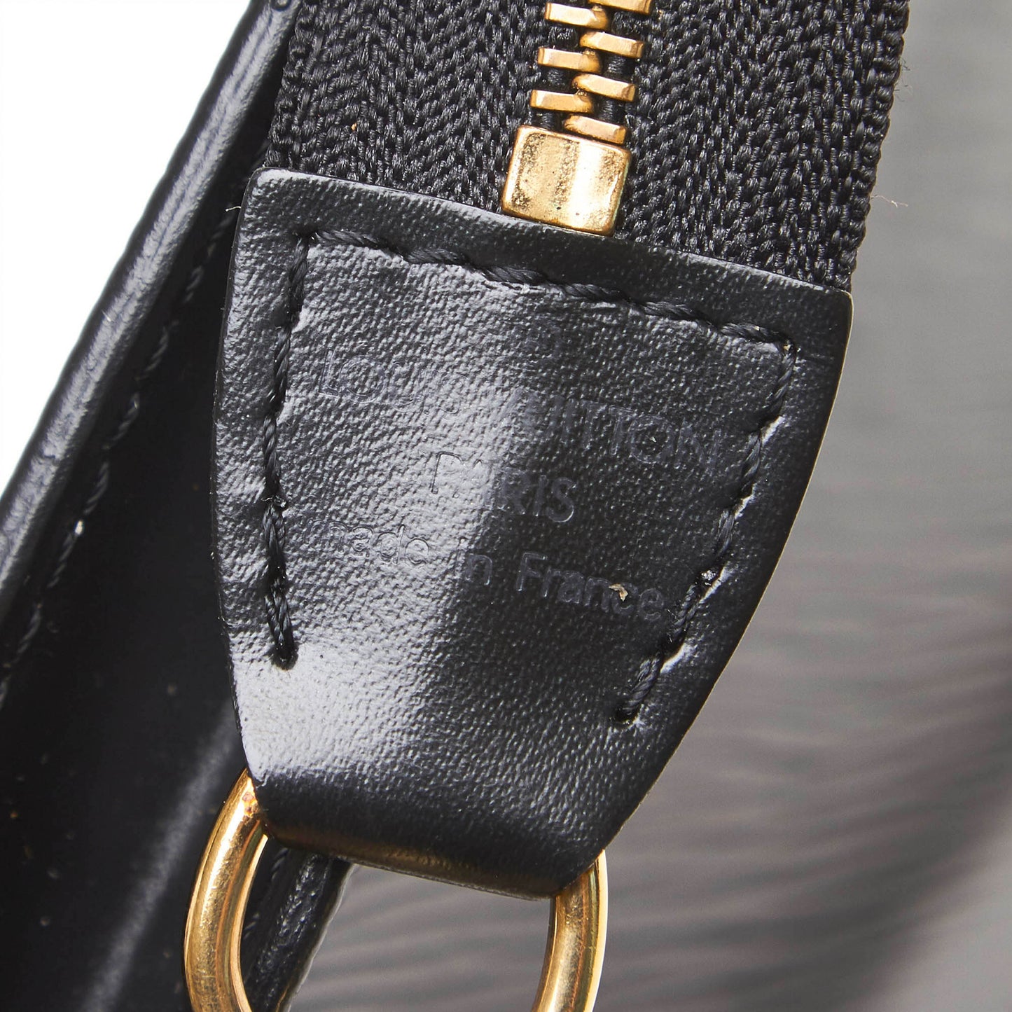 LOUIS VUITTON EPI POCHETTE BLACK CLUTCH BAG - leefluxury.com