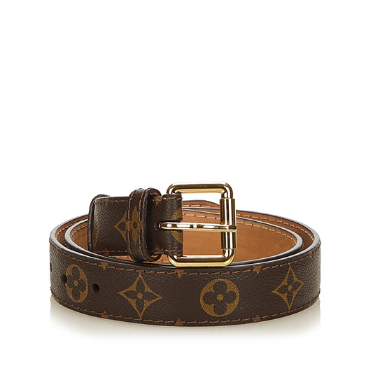 LOUIS VUITTON MONOGRAM BELT - leefluxury.com