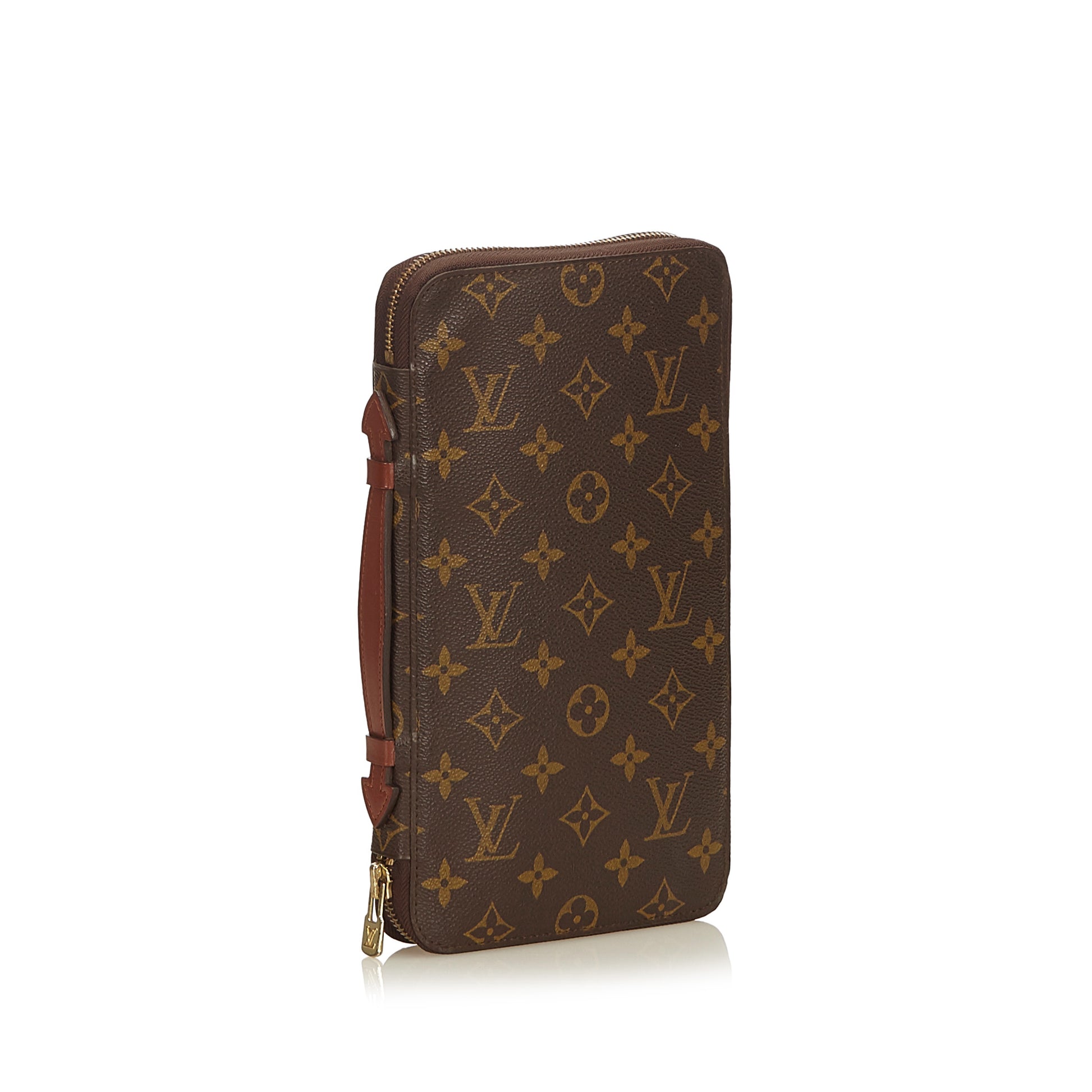 Louis Vuitton Travel Case Long Wallet Monogram Organizer de Voyage Men's