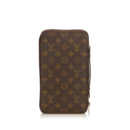 LOUIS VUITTON MONOGRAM DAILY ORGANIZER CLUTCH BAG - leefluxury.com