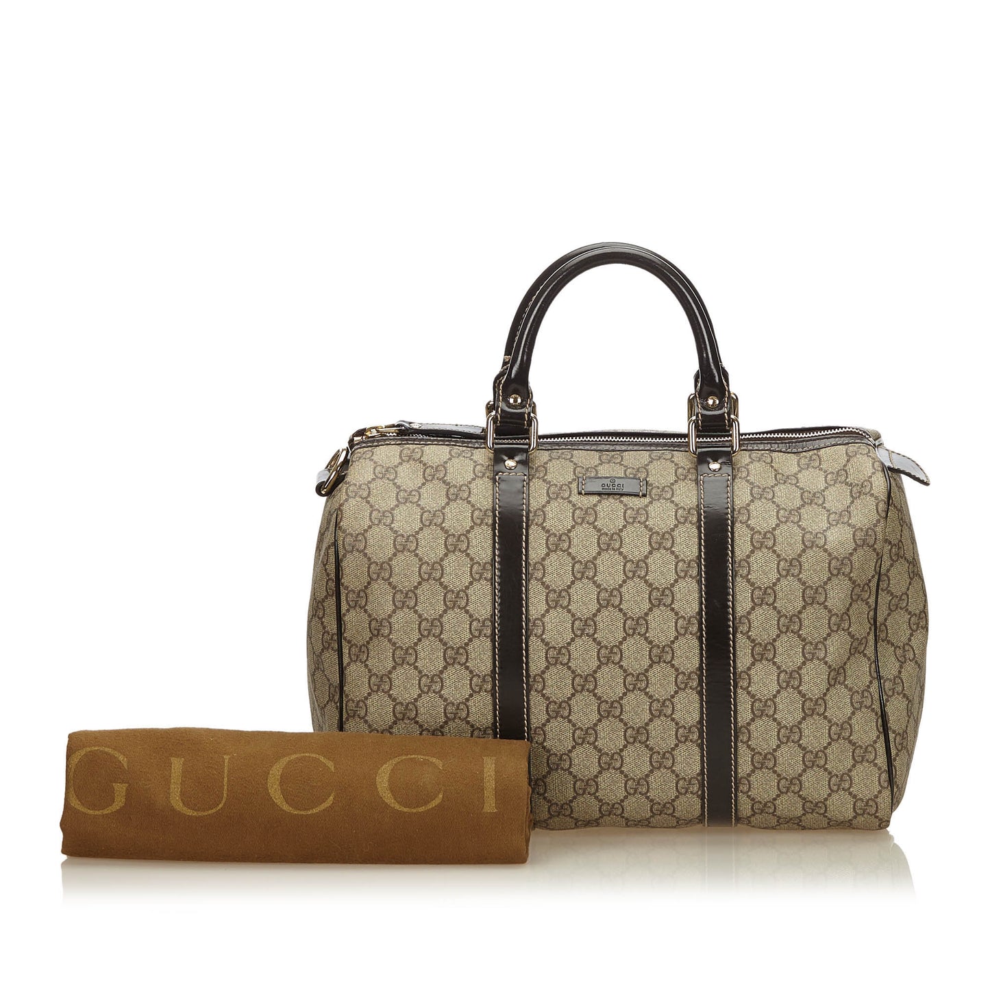 GUCCI GG SUPREME / PLUS BOSTON BAG - leefluxury.com