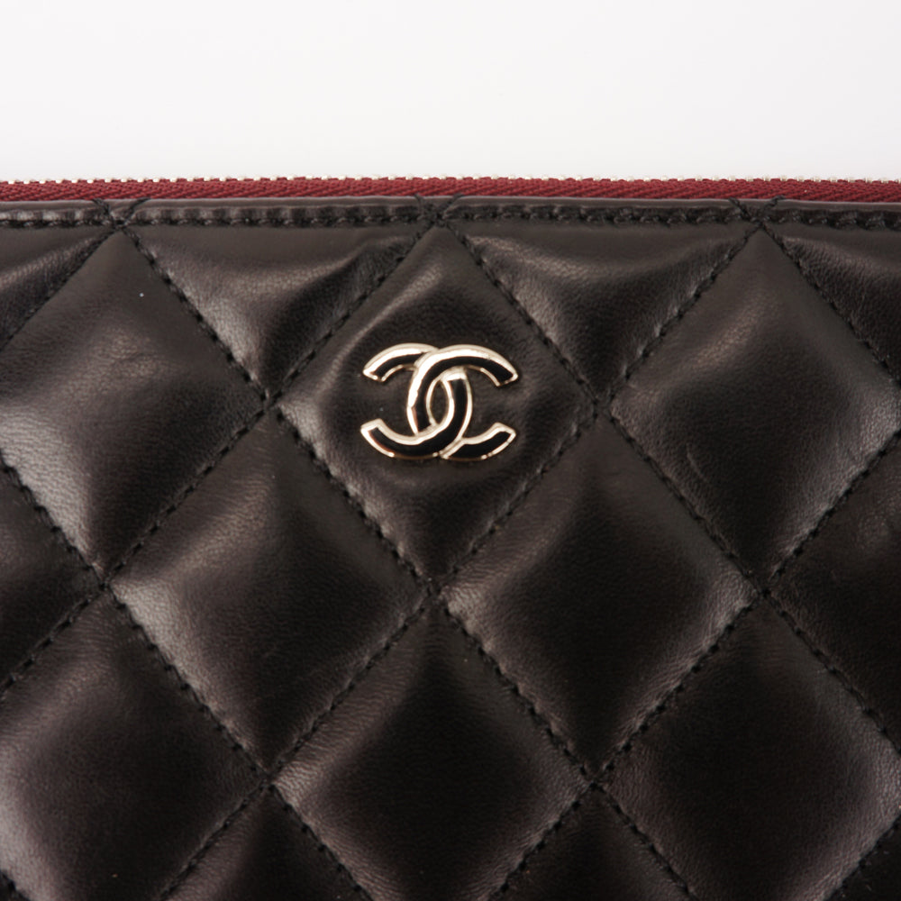 Chanel Medium Quilted O-Case Portfolio By Karl Lagerfeld