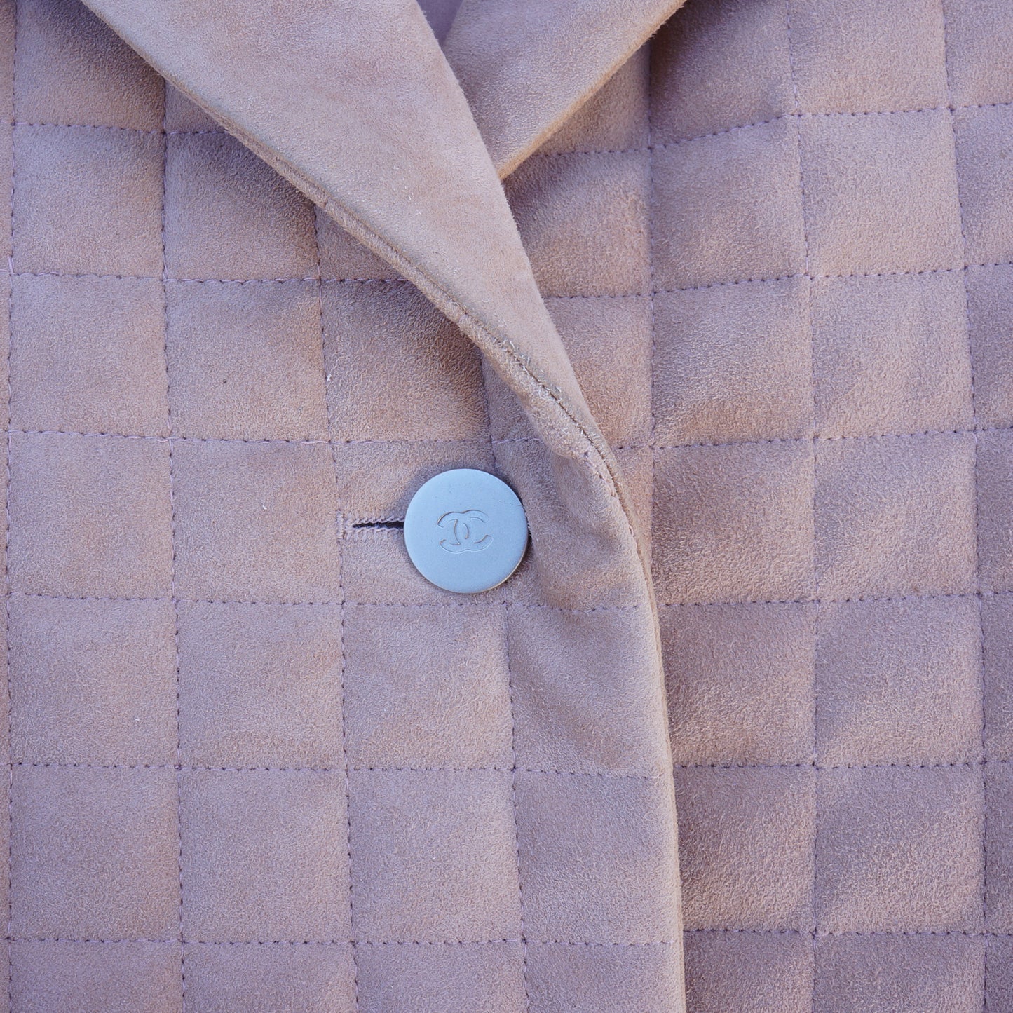 CHANEL MATELASSE QUILTED SUEDE JACKET - leefluxury.com