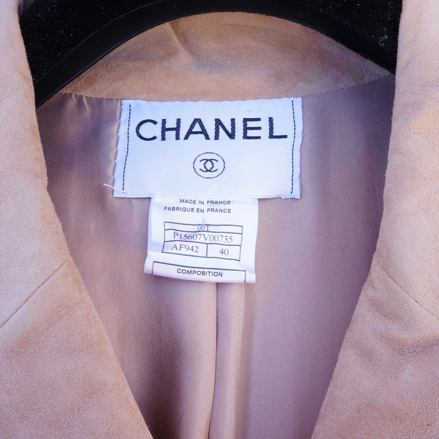 CHANEL MATELASSE QUILTED SUEDE JACKET - leefluxury.com