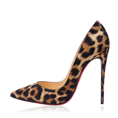 CHRISTIAN LOUBOUTIN SO KATE 120 CREPE SATIN PUMPS - leefluxury.com