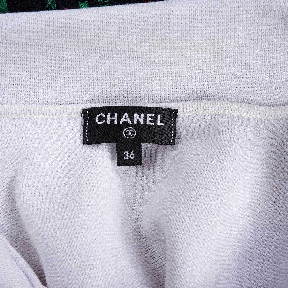 Chanel White & Multicolour 2016 Knit Top