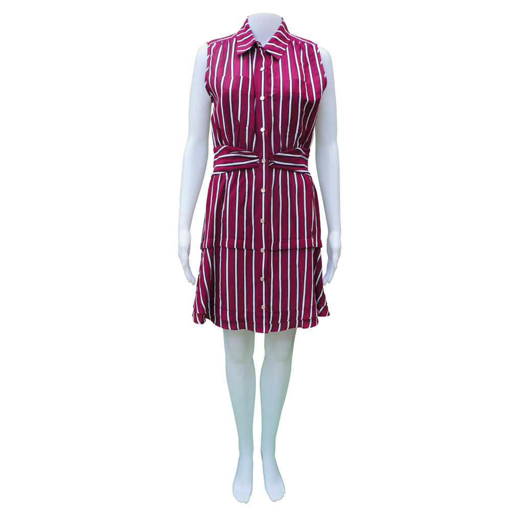 Derek lam 10 outlet crosby striped dress