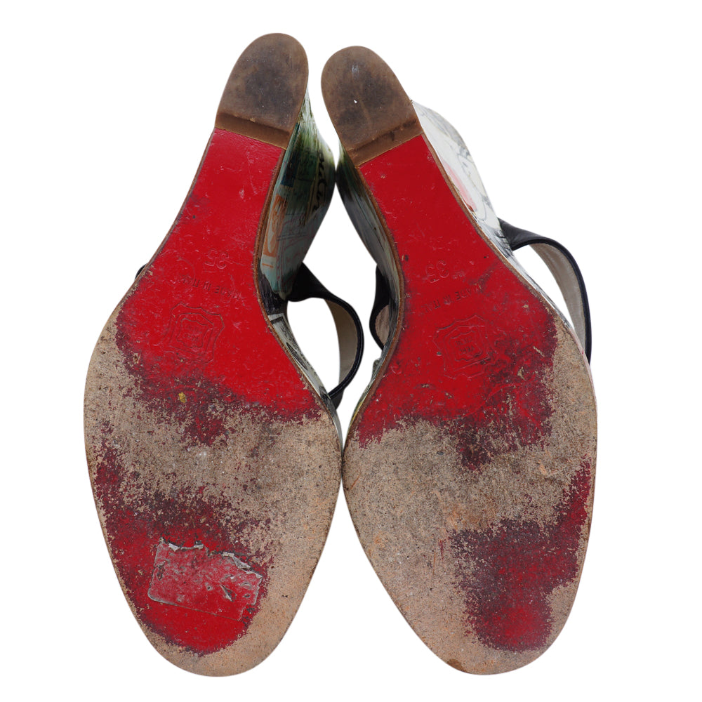 Christian Louboutin Trash Collection Wedge Shoe