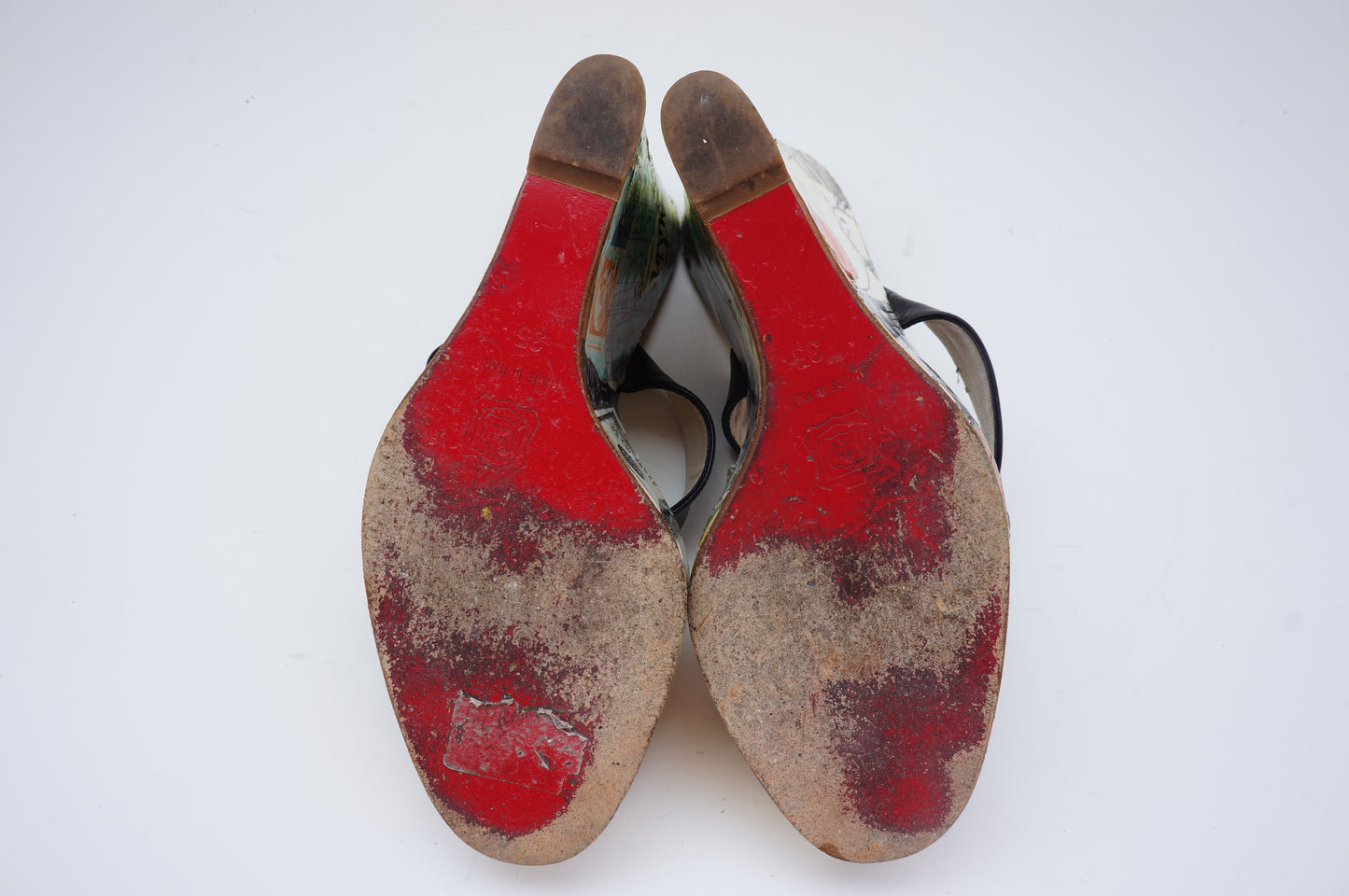 Christian Louboutin Trash Collection Wedge Shoe