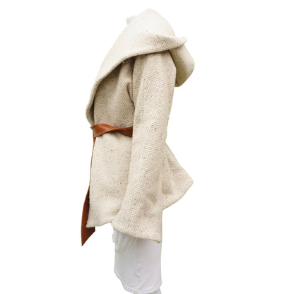 Smythe Hooded Wrap Wool Coat