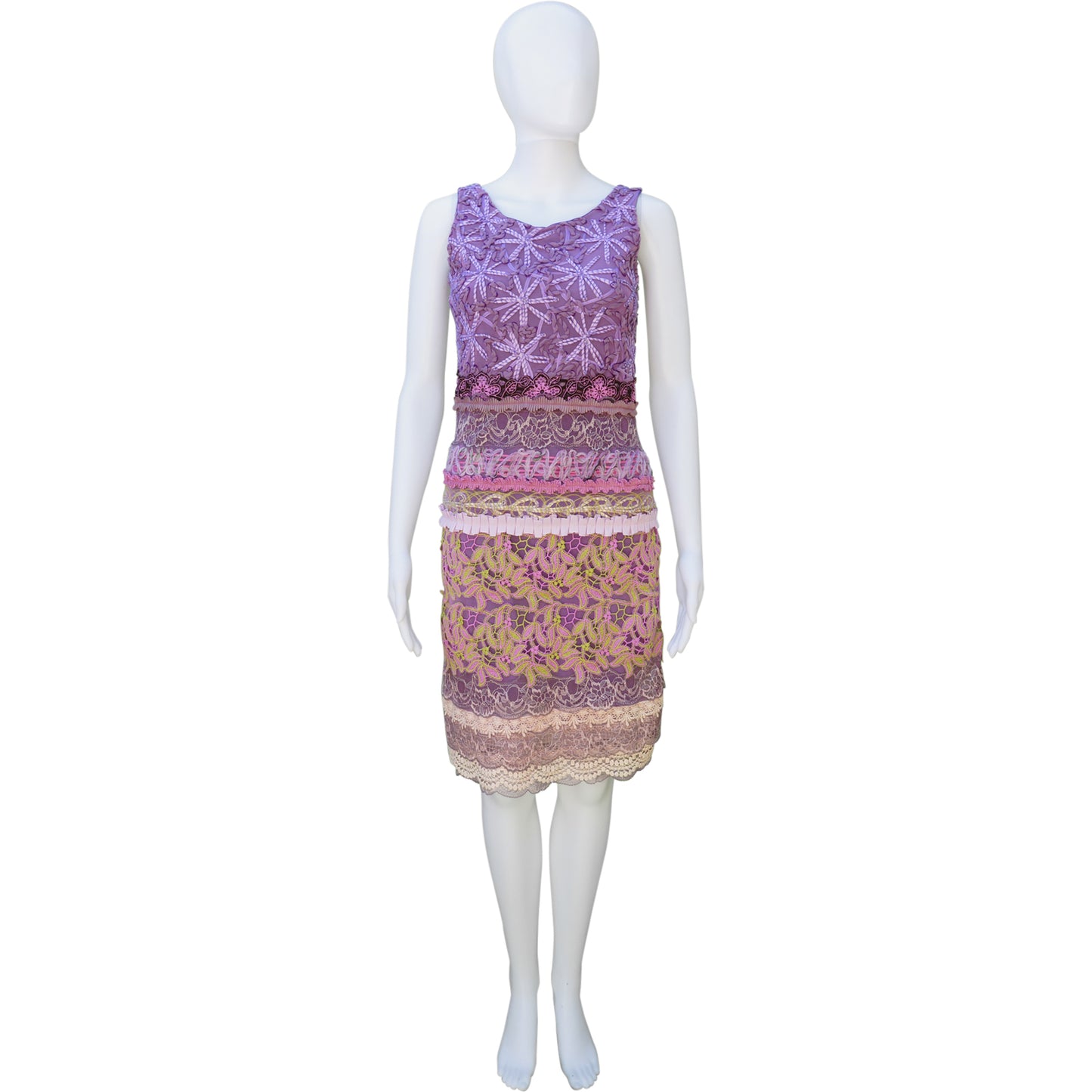 SAVE THE QUEEN PURPLE EMBROIDERED SLEEVELESS COCKTAIL NIGHT OUT DRESS - leefluxury.com