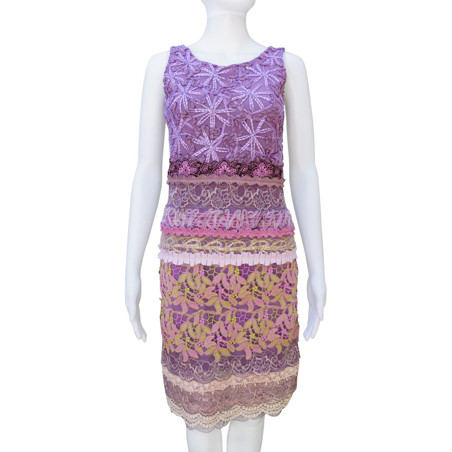 SAVE THE QUEEN PURPLE EMBROIDERED SLEEVELESS COCKTAIL NIGHT OUT DRESS - leefluxury.com