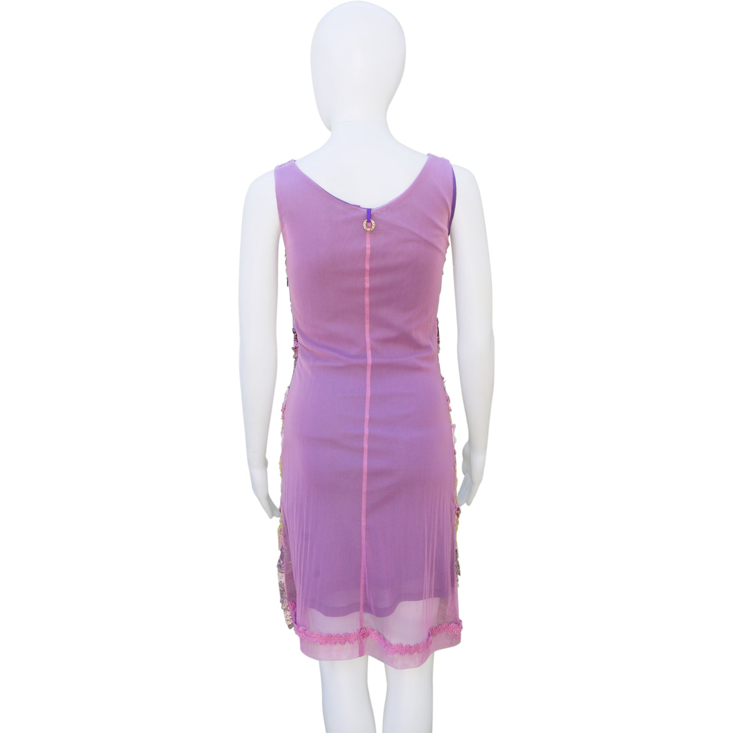 SAVE THE QUEEN PURPLE EMBROIDERED SLEEVELESS COCKTAIL NIGHT OUT DRESS - leefluxury.com