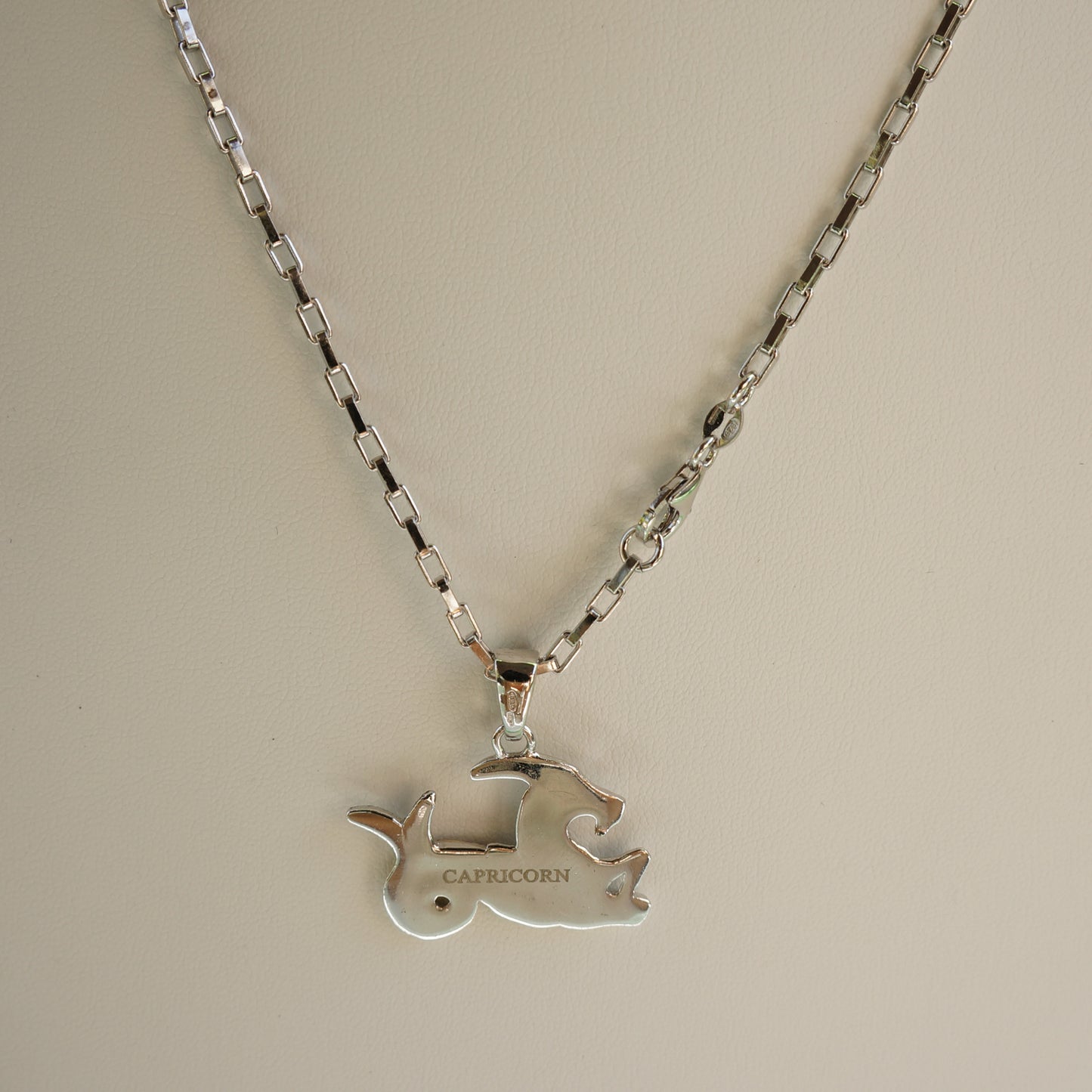 DOLCE & GABBANA ZODIAC CAPRICORN STERLING SILVER PENDANT NECKLACE - leefluxury.com