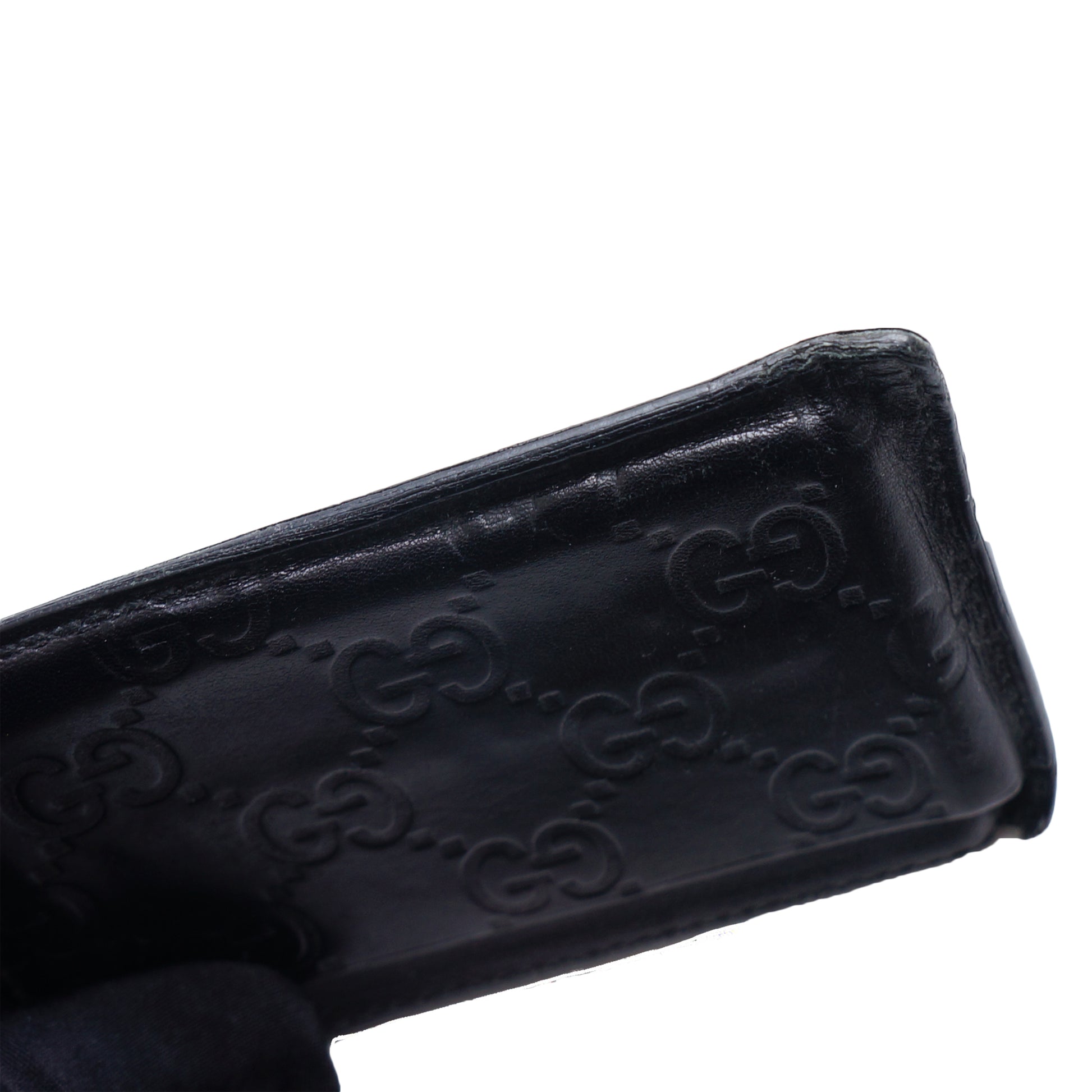 GUCCI GG GUCCISSIMA CREDIT CARD LEATHER HOLDER - leefluxury.com