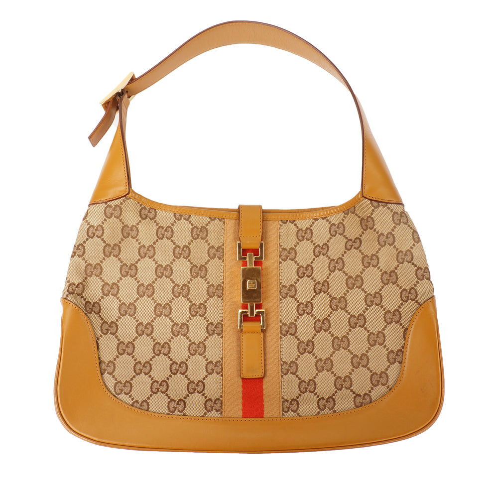 Gucci GG Canvas Vintage Jackie Shoulder Bag