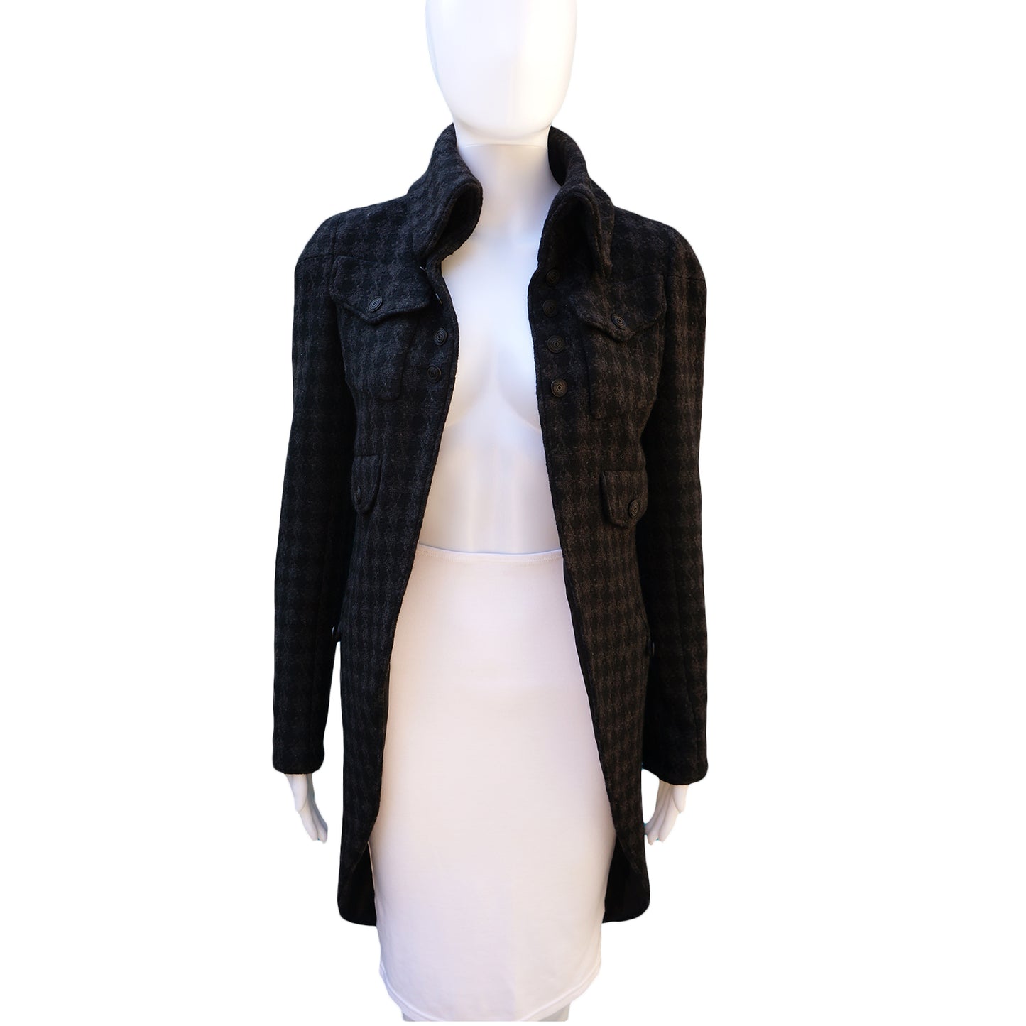 CHANEL PARIS-LONDRES CASHMERE COAT - leefluxury.com