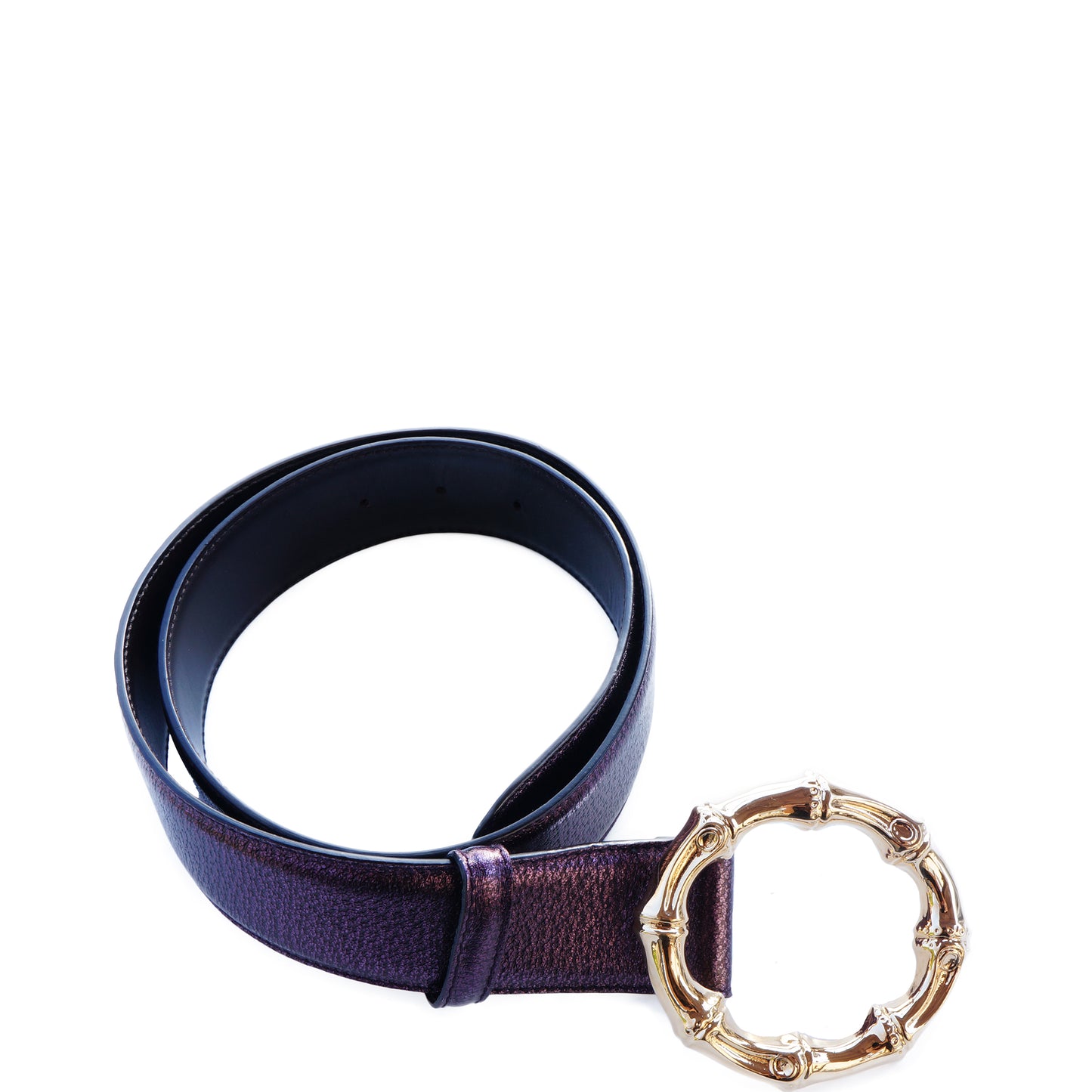 GUCCI TOM FORD BAMBOO LEATHER BELT - leefluxury.com