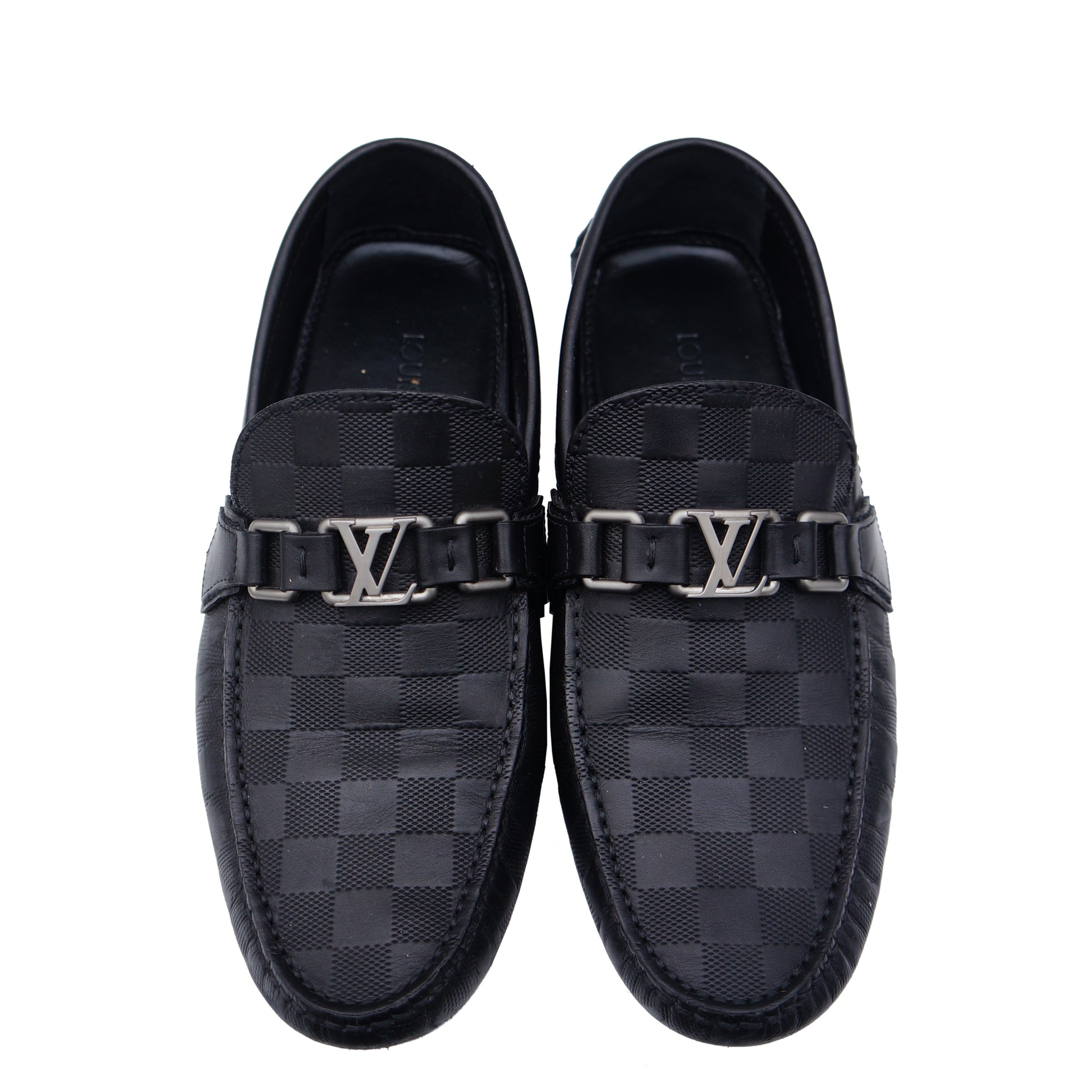 Louis Vuitton - Hockenheim Moccasin - Graphite - Men - Size: 08 - Luxury