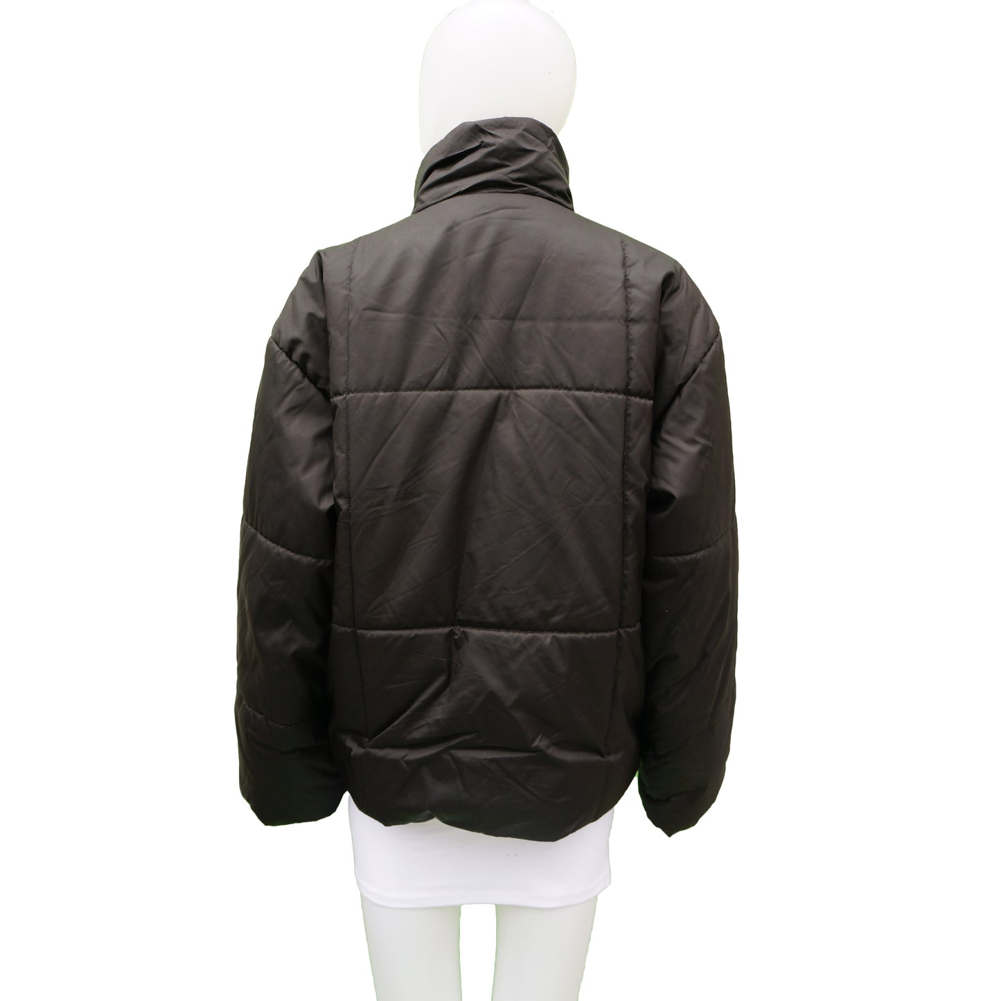 MONDI BLACK PUFFER COAT - leefluxury.com