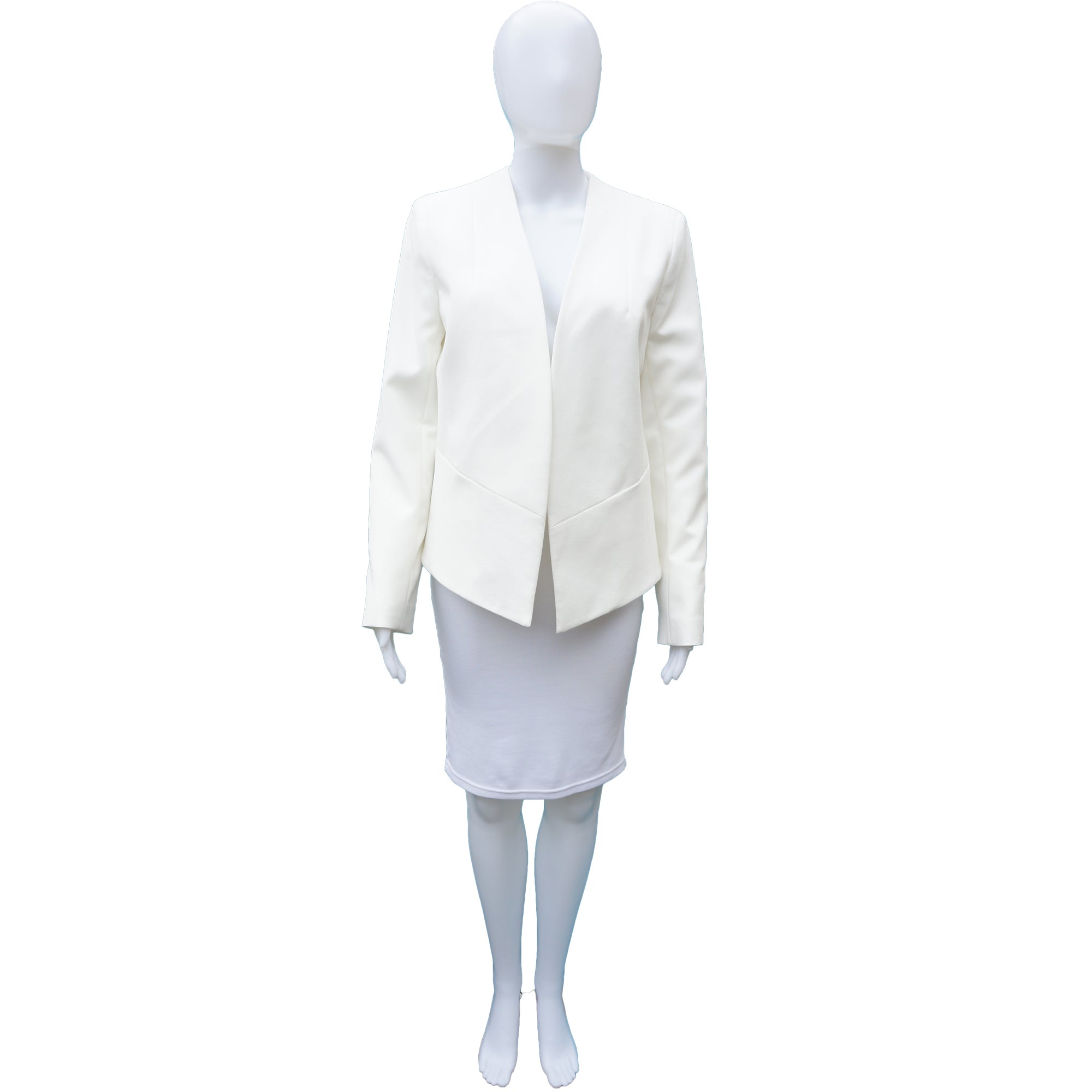 Topshop hot sale ivory blazer