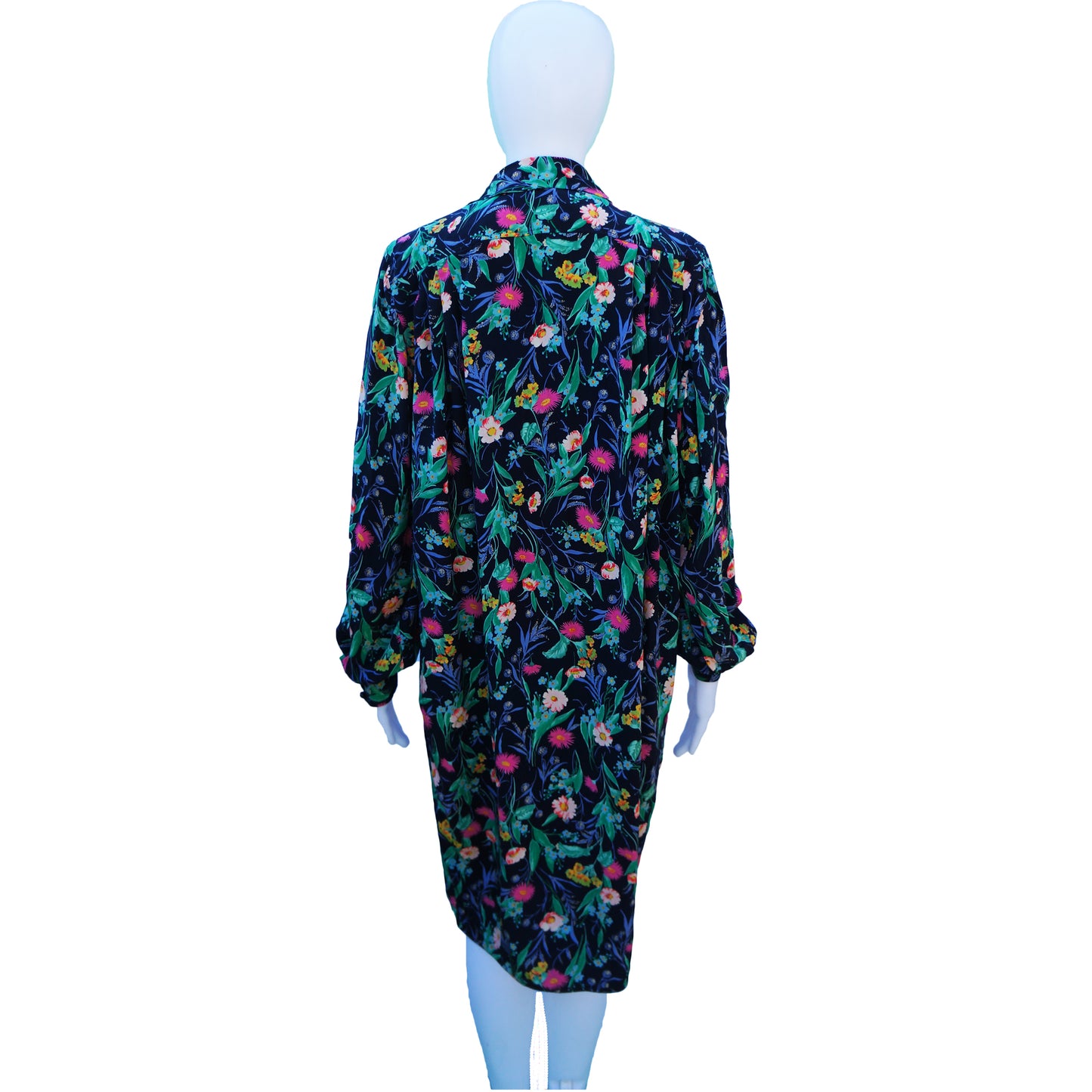 UNGARO VINTAGE FLORAL DRESS - leefluxury.com