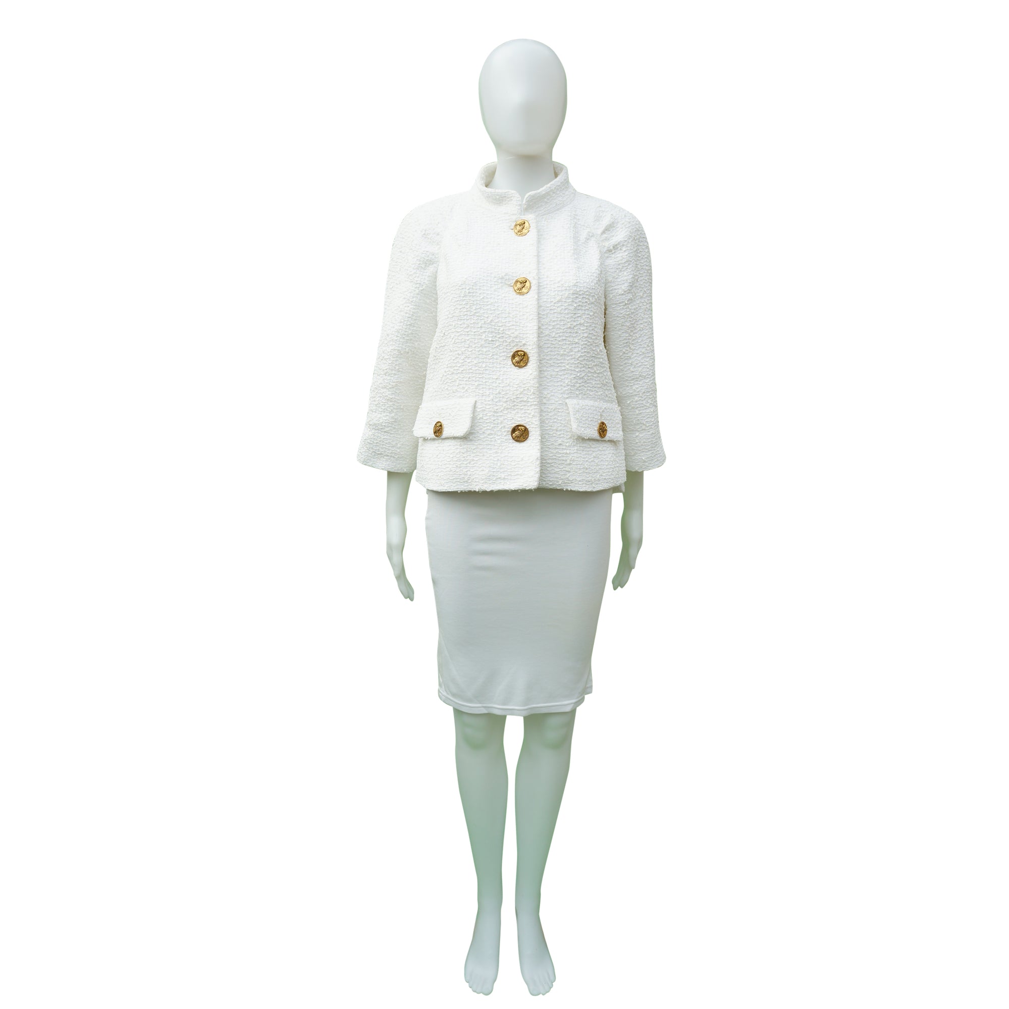 Chanel 2018 Cruise 'La Modernite de L'Antiquite' Runway Tweed Mini Dress -  Vala Lavande Vintage