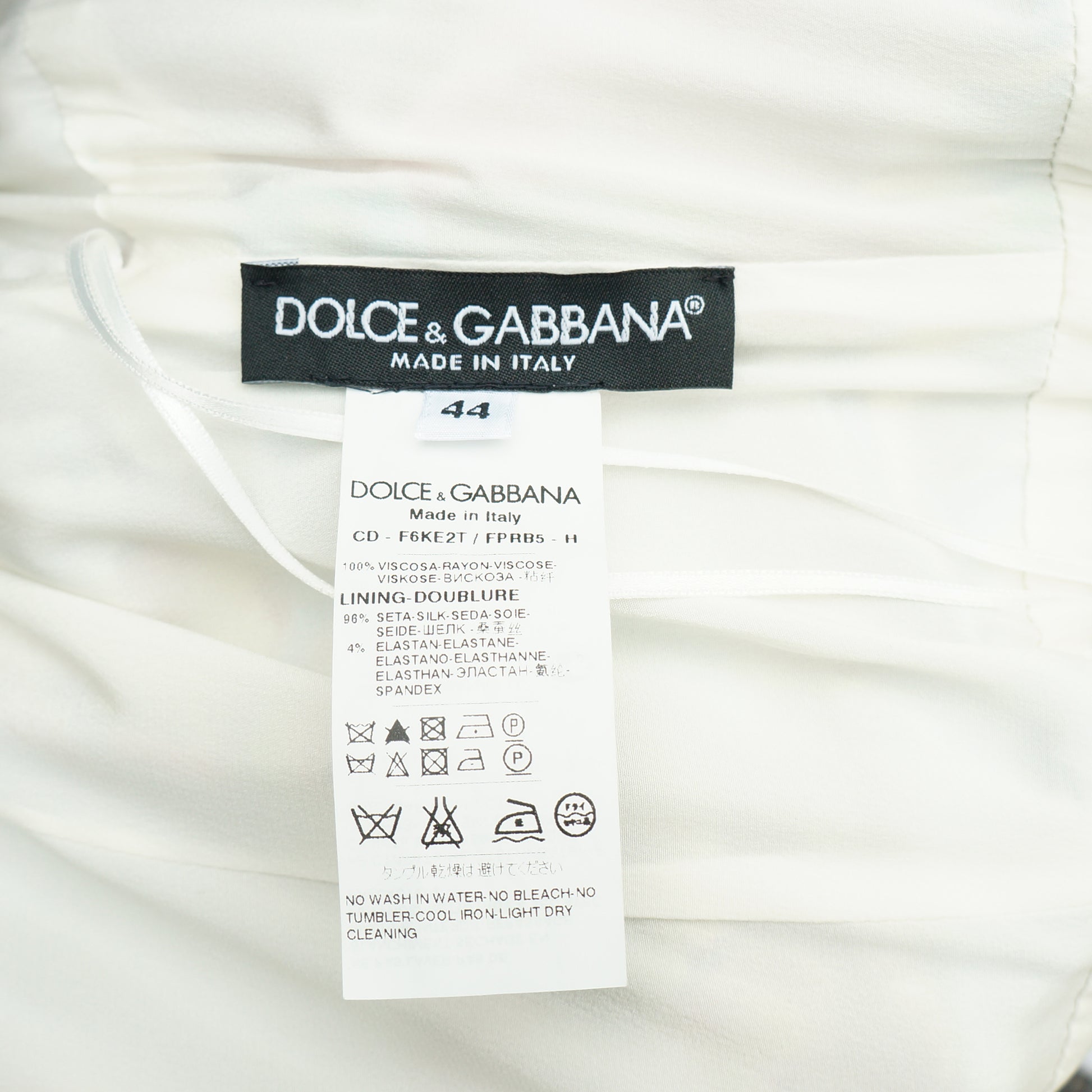 DOLCE & GABBANA ROSE PRINT RUCHED DRESS - leefluxury.com