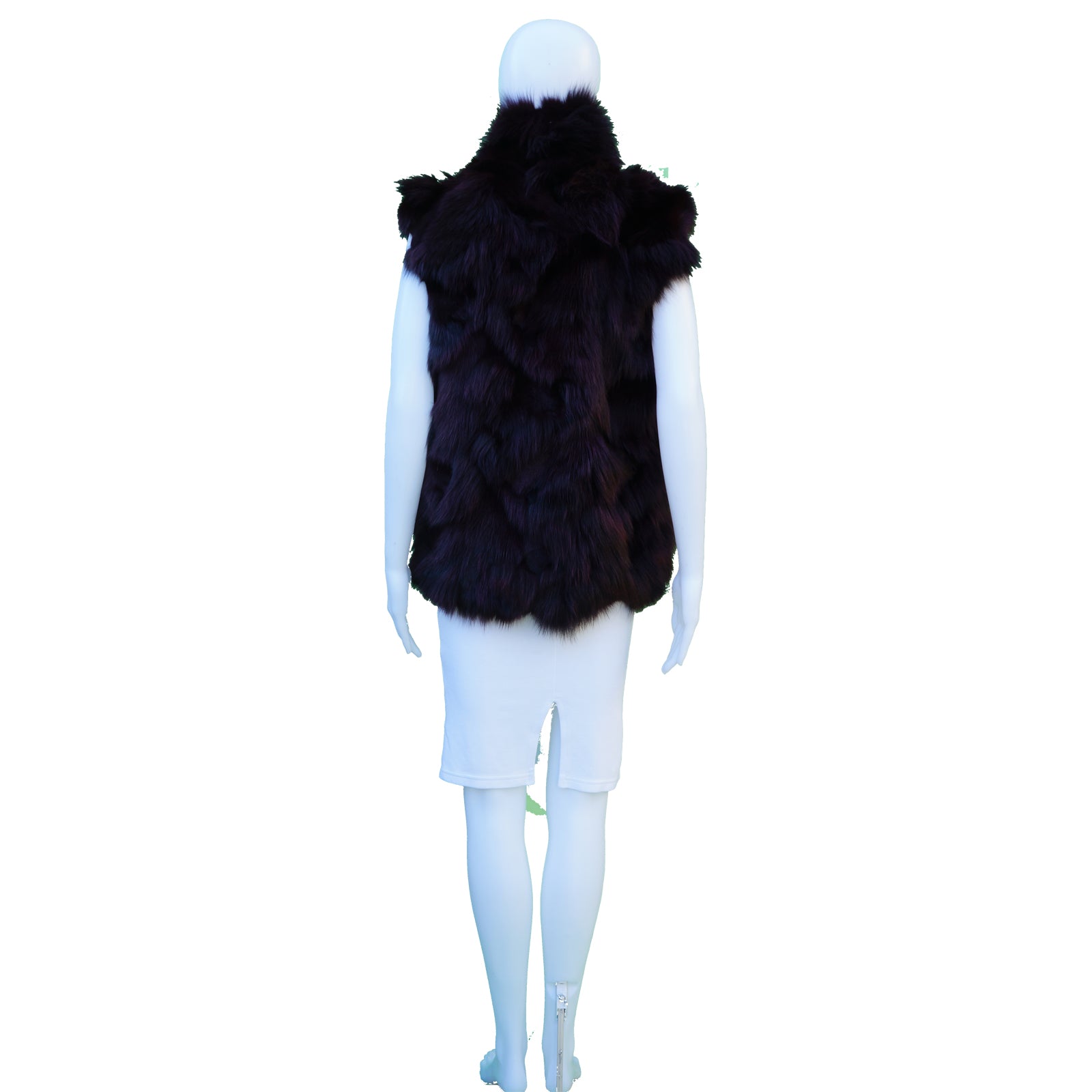 Adrienne landau 2024 fox fur vest