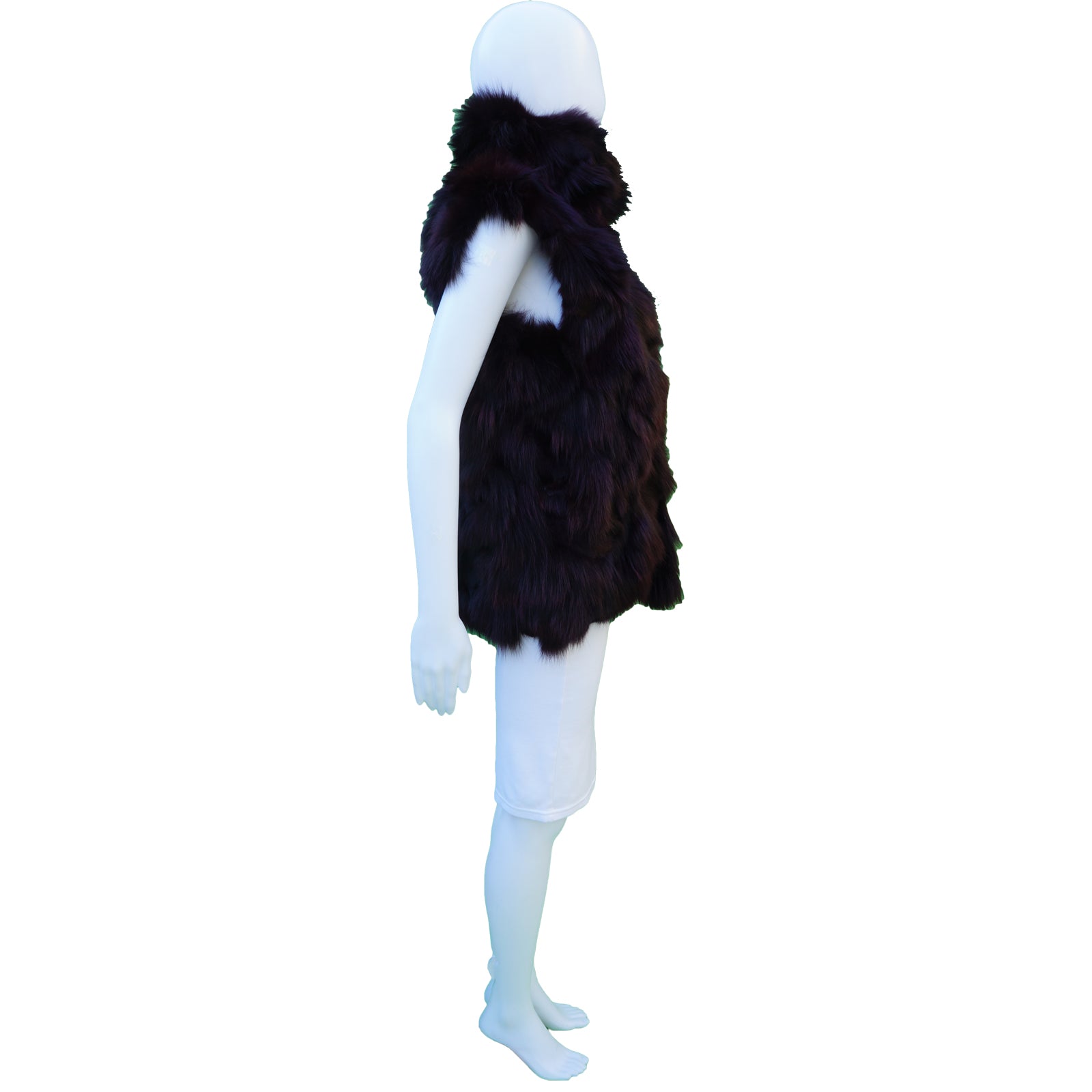 Adrienne landau outlet fox fur vest