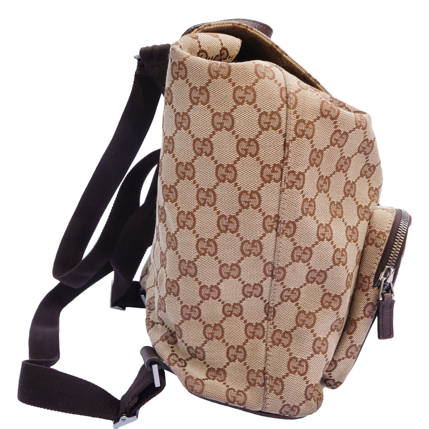 GUCCI GG CANVAS ABBEY BACKPACK - leefluxury.com