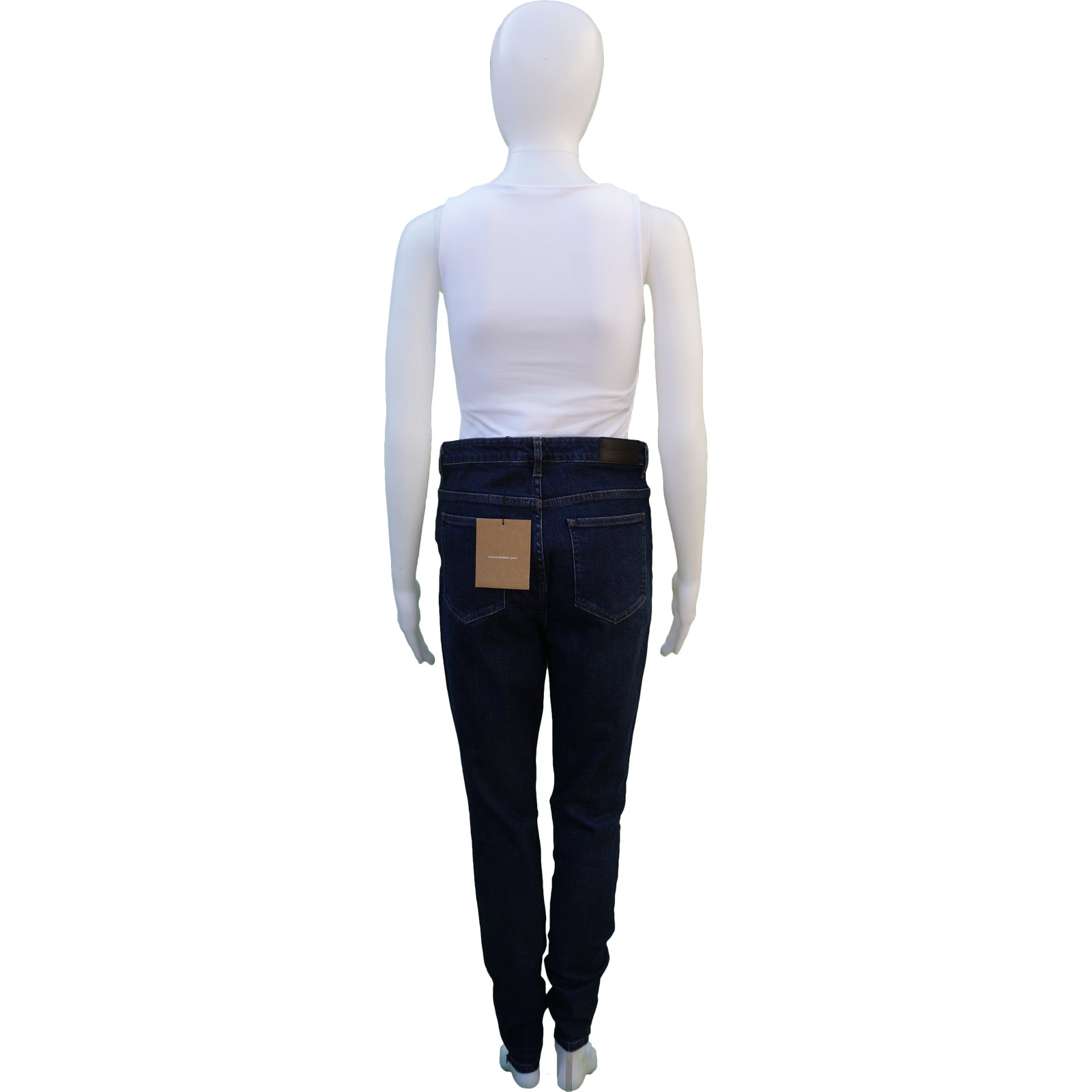 VICTORIA BECKHAM HIGH-RISE SKINNY JEANS NEW WITH TAGS SIZE 30 - leefluxury.com