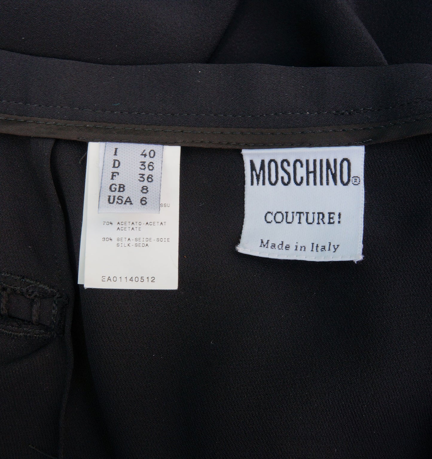 MOSCHINO ASYMMETRICAL JERSEY SKIRT - leefluxury.com