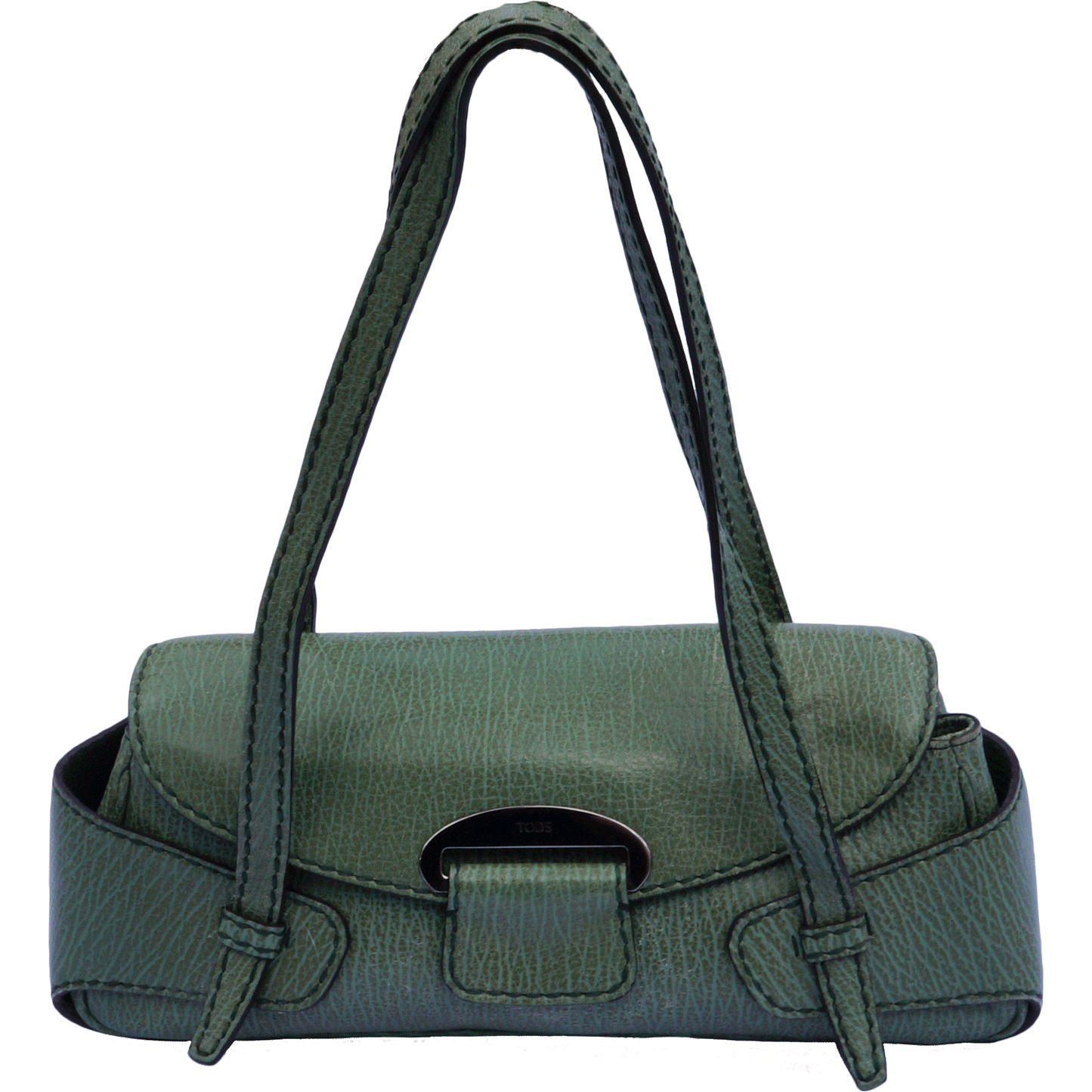 TOD'S LEATHER SHOULDER BAG - leefluxury.com